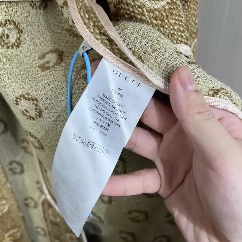 Gucci Gucci Full-print jiccard wool coat 2501-Nextarrow Size US M / EU 48-50 / 2 - 3 Thumbnail