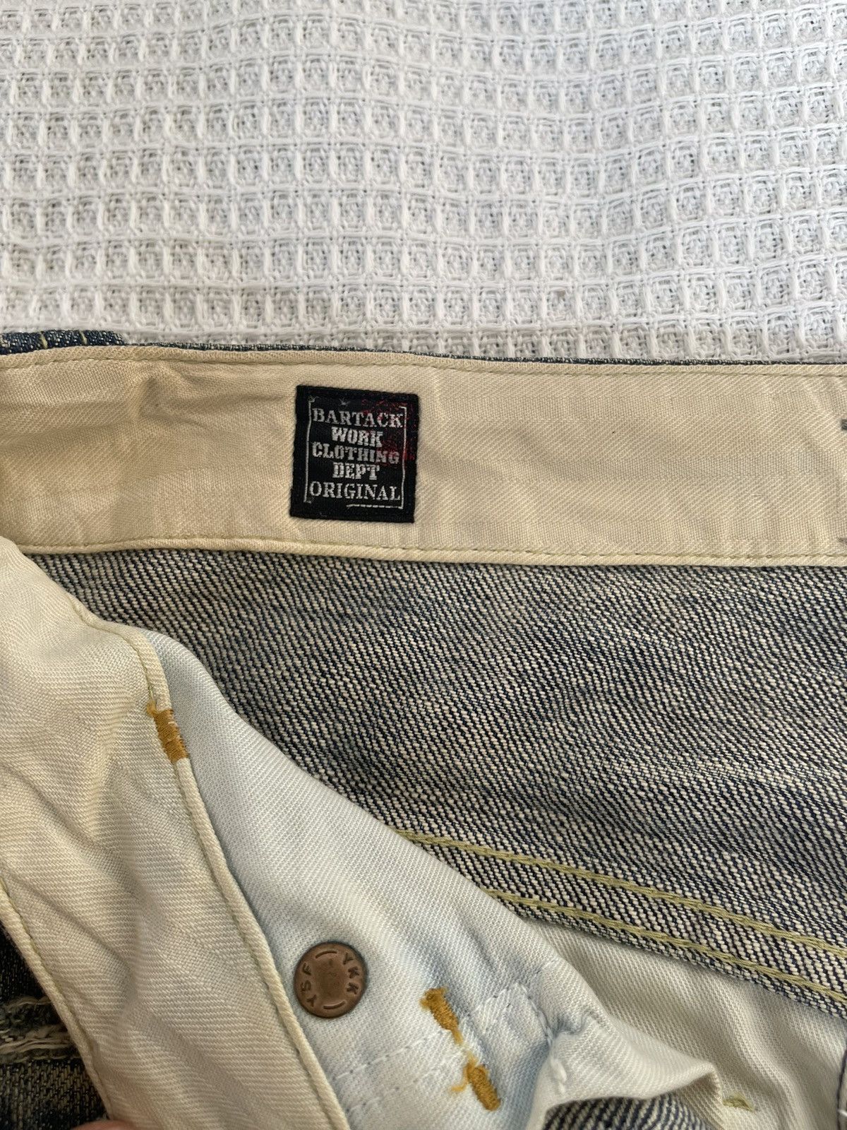 Hysteric Glamour Vintage 90s🔥BARTACK x QUADRO🔥Distressed Carpenter Denim Size US 30 / EU 46 - 17 Thumbnail