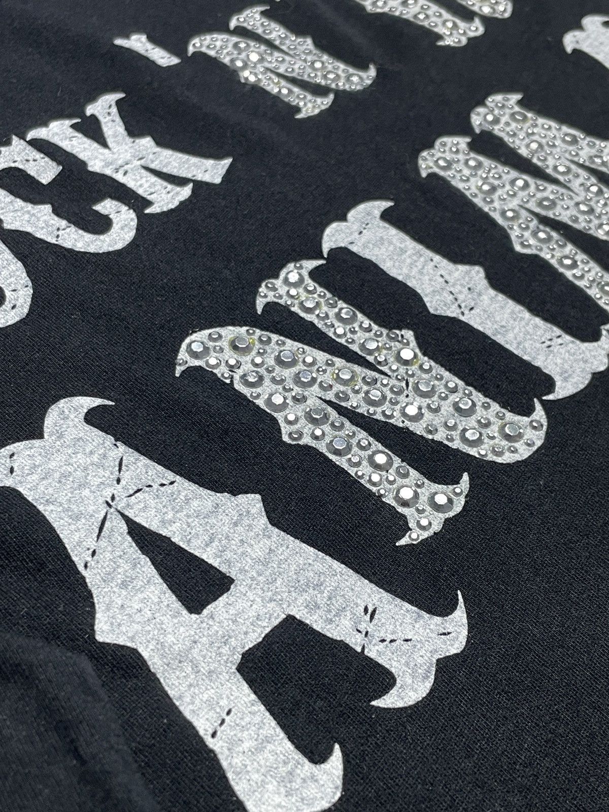 14th Addiction 2000’s GladNews - Skull Studded Logo Longsleeve Shirt Size S / US 4 / IT 40 - 15 Thumbnail