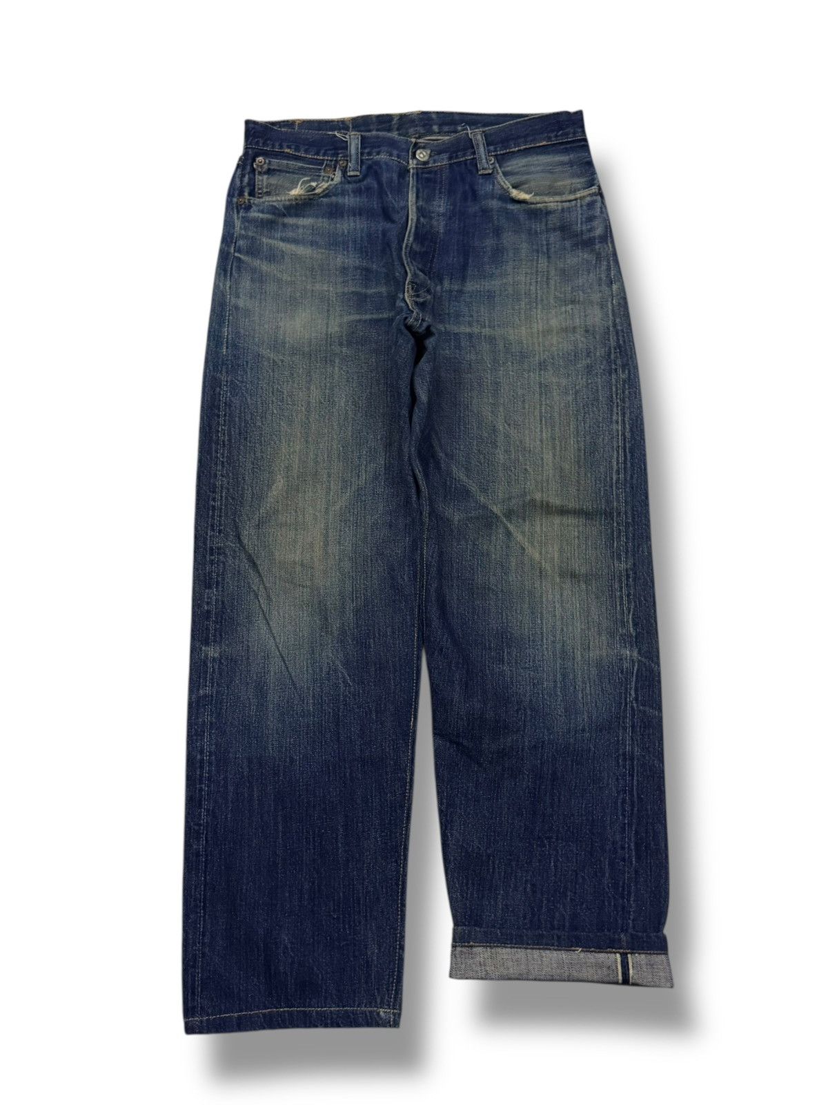 Sugar Cane Vintage 00s Sugar Canes & Co Japan Selvedge Denim Jeans W32 Size US 32 / EU 48 - 2 Thumbnail