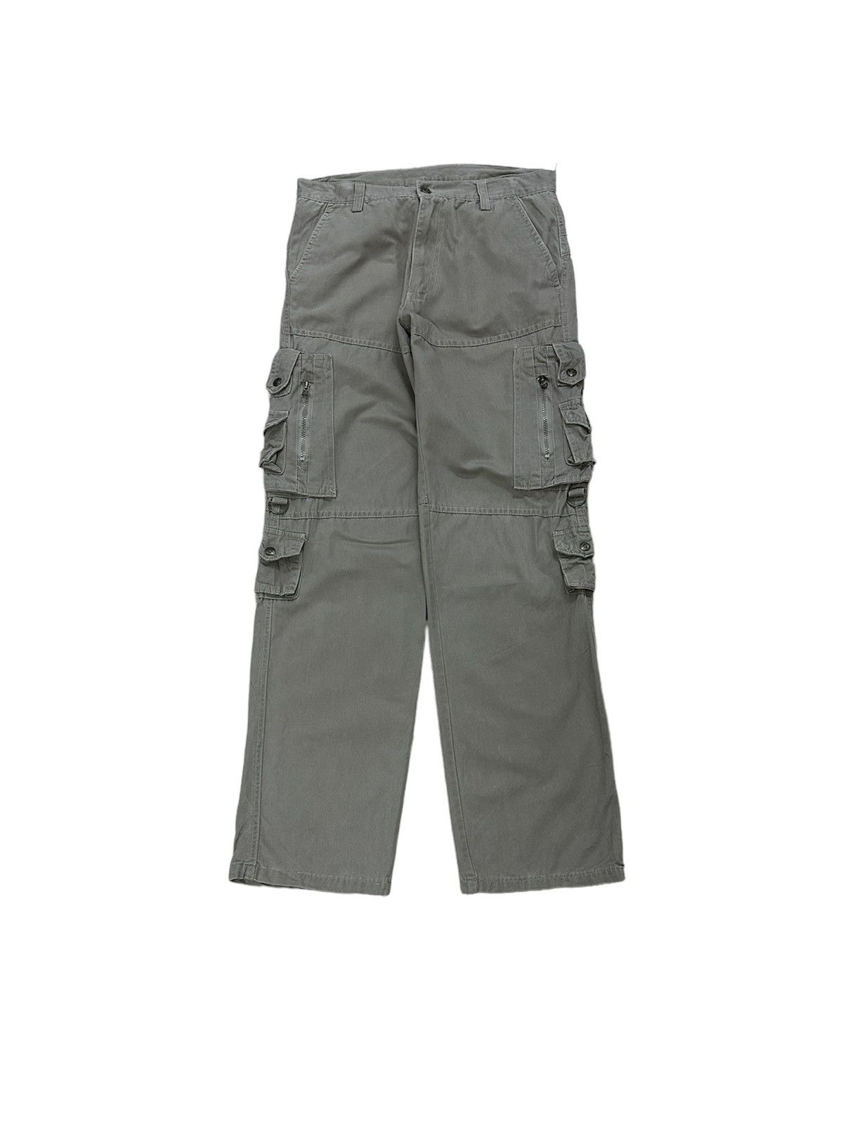 image of Beauty Beast x Seditionaries And Beautiful Seditionaries Multi Pocket Cargo Pants in Cream (Size 32
