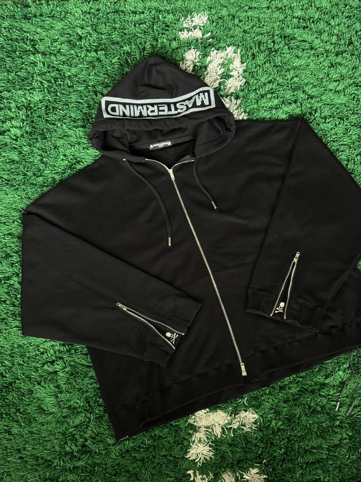 Mastermind Japan Mastermind World Sequin Zip Up Hoodie Size US L / EU 52-54 / 3 - 4 Thumbnail