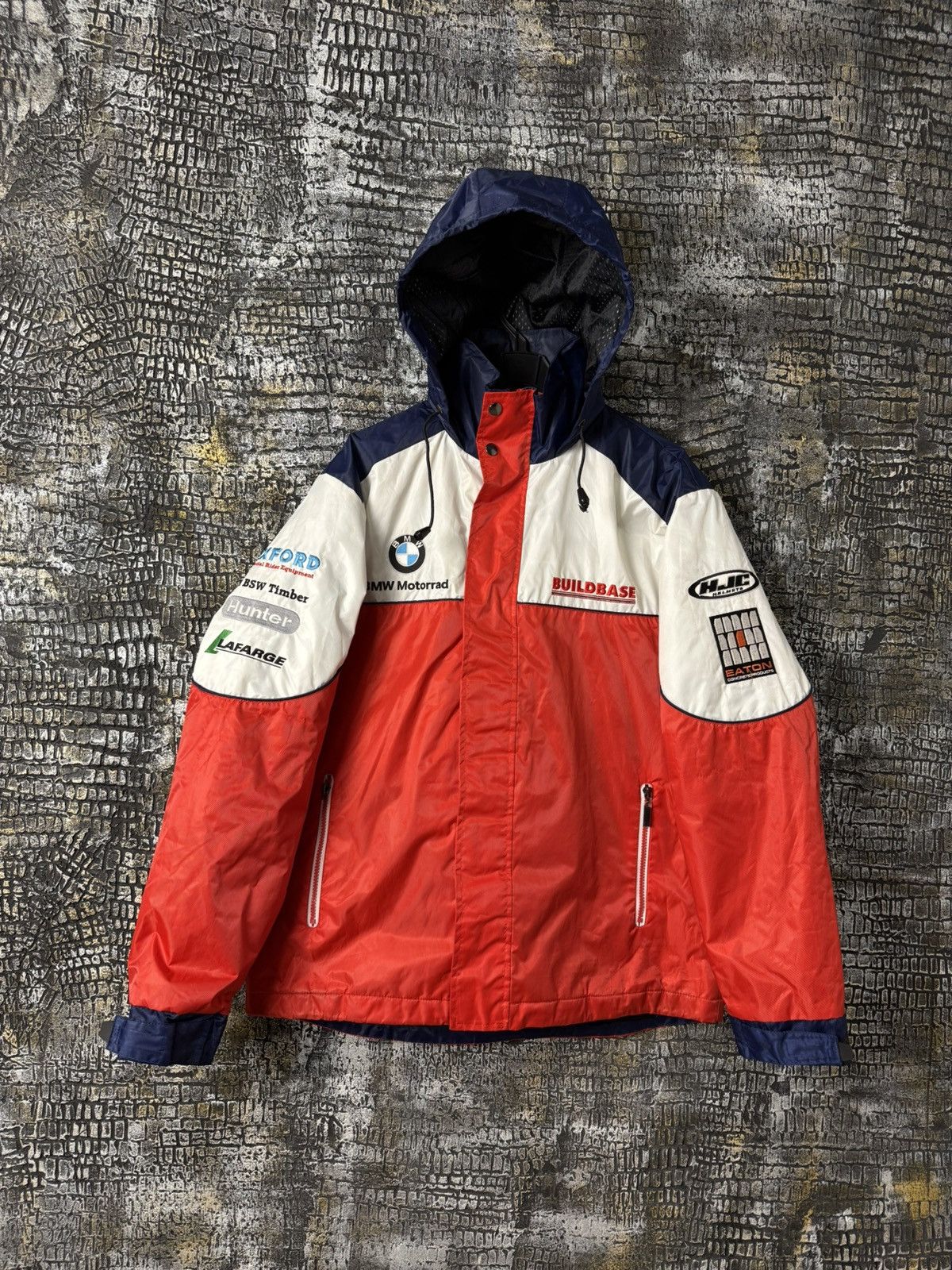 BMW BMW Vintage Jacket Big Logo Team Buildbase Motorrad Size US L / EU 52-54 / 3 - 6 Thumbnail