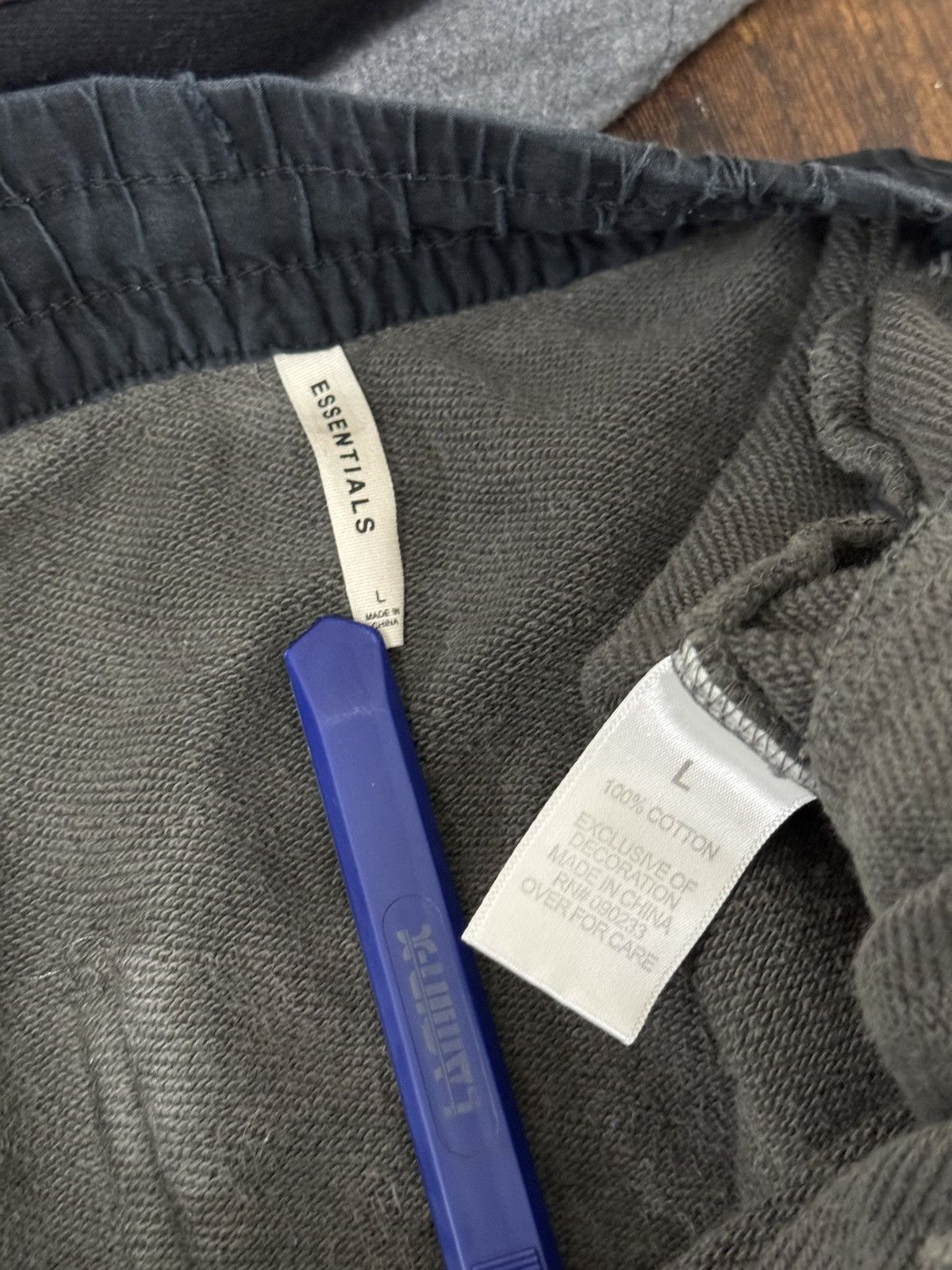 Fear of God 🔥FOG Fear of God Essentials Drawstring Pants Raven SZ Large Size US 36 / EU 52 - 13 Thumbnail