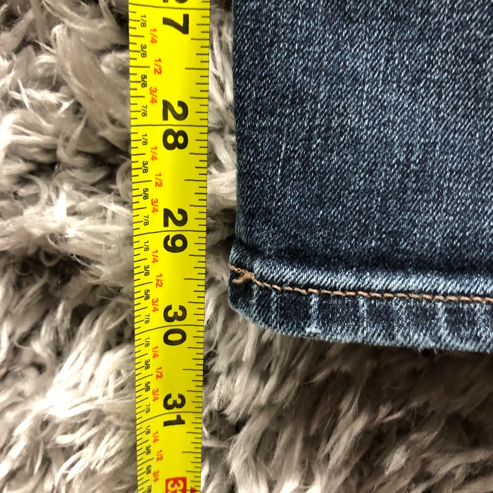 Loft LOFT Jeans Size 4 Womens Straight Denim Mid Rise Dark Wash Blue Size 27" / US 4 / IT 40 - 3 Thumbnail
