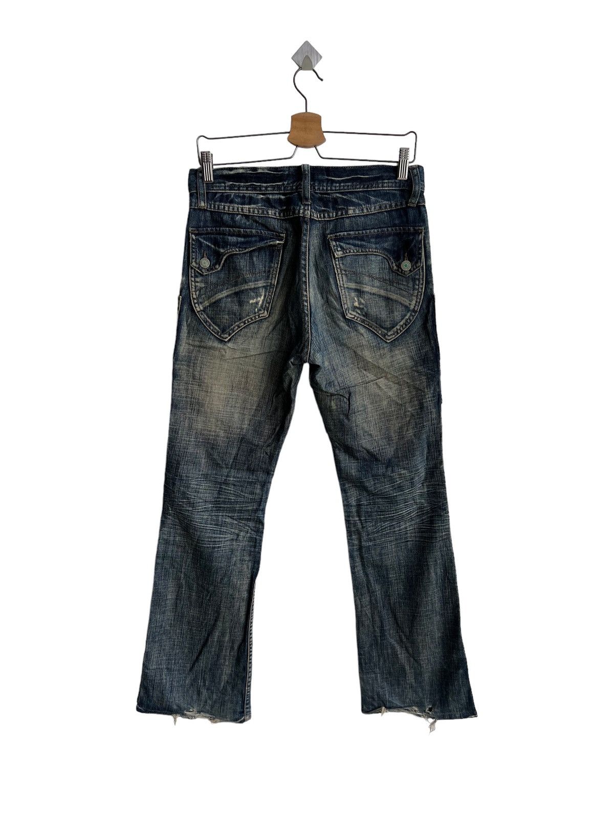 Hysteric Glamour 1990s Edge Rupert 🇯🇵 Gun Pockets Flared Denim Size US 32 / EU 48 - 7 Thumbnail