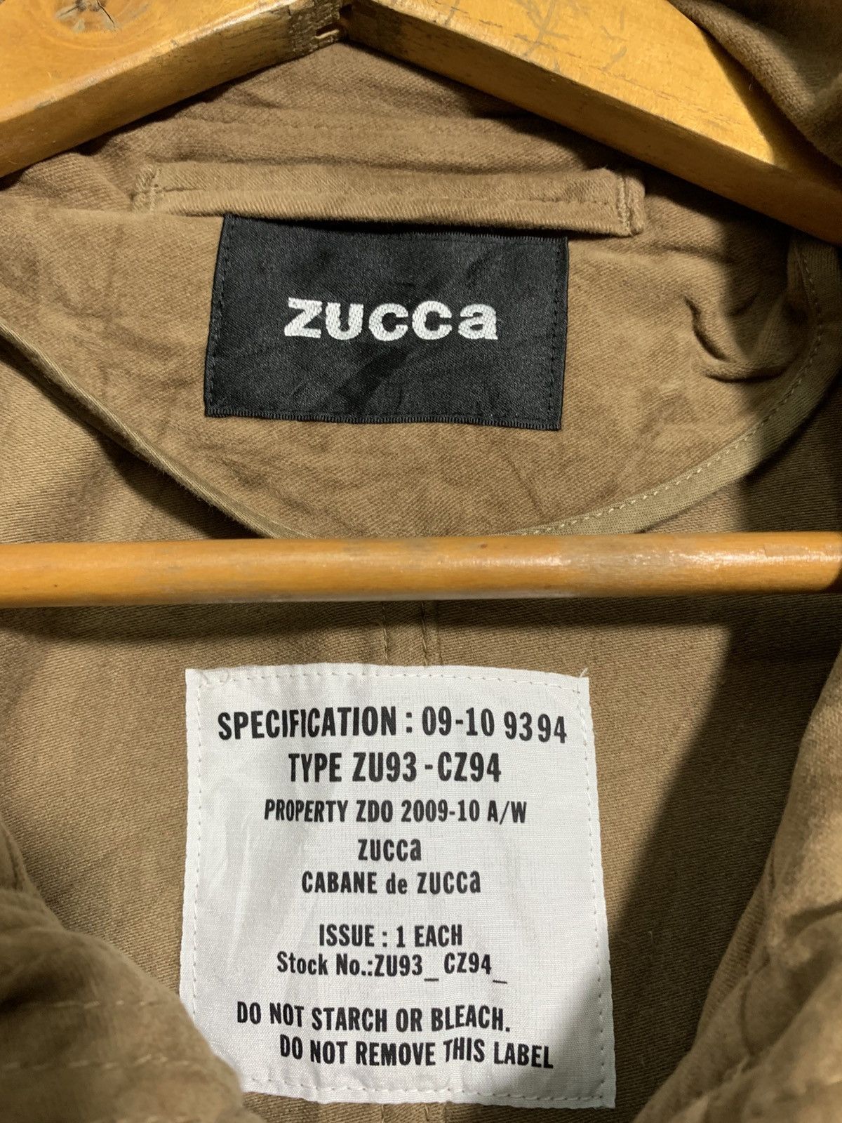 CABANE de ZUCCa 🔥ZUCCA SQUID MOLESKIN HOODIE JACKETS Size US S / EU 44-46 / 1 - 9 Thumbnail