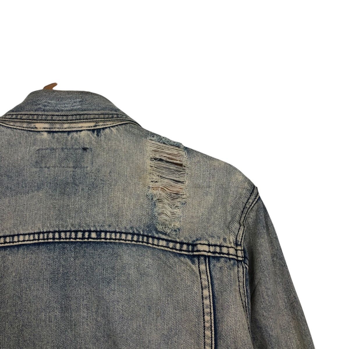 Japanese Brand 📌Distressed Biker Denim Jacket Punk Style INC Issey Miyake Size US S / EU 44-46 / 1 - 11 Thumbnail