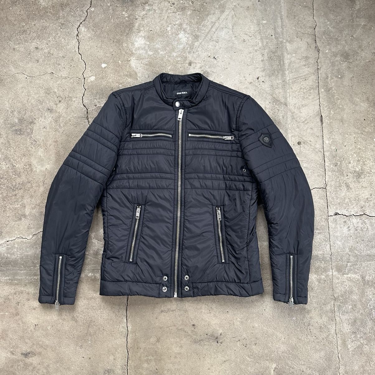 Diesel Diesel biker bomber jacket in black mens M avantgarde Size US M / EU 48-50 / 2 - 1 Thumbnail