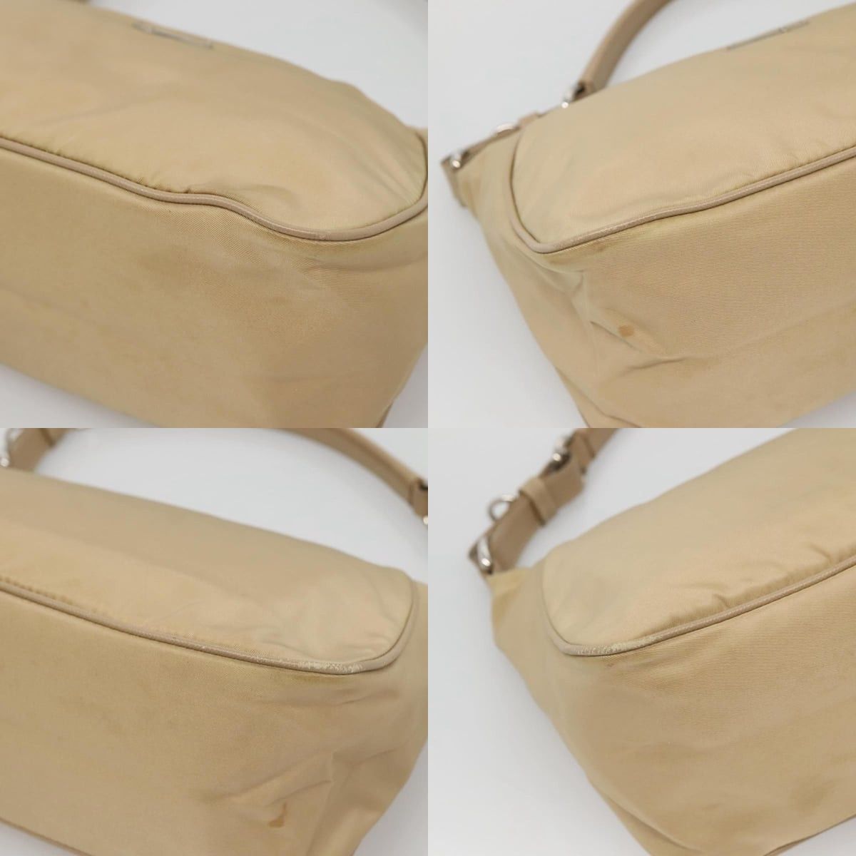 Prada PRADA Shoulder Bag Nylon Beige Silver Size ONE SIZE - 10 Thumbnail