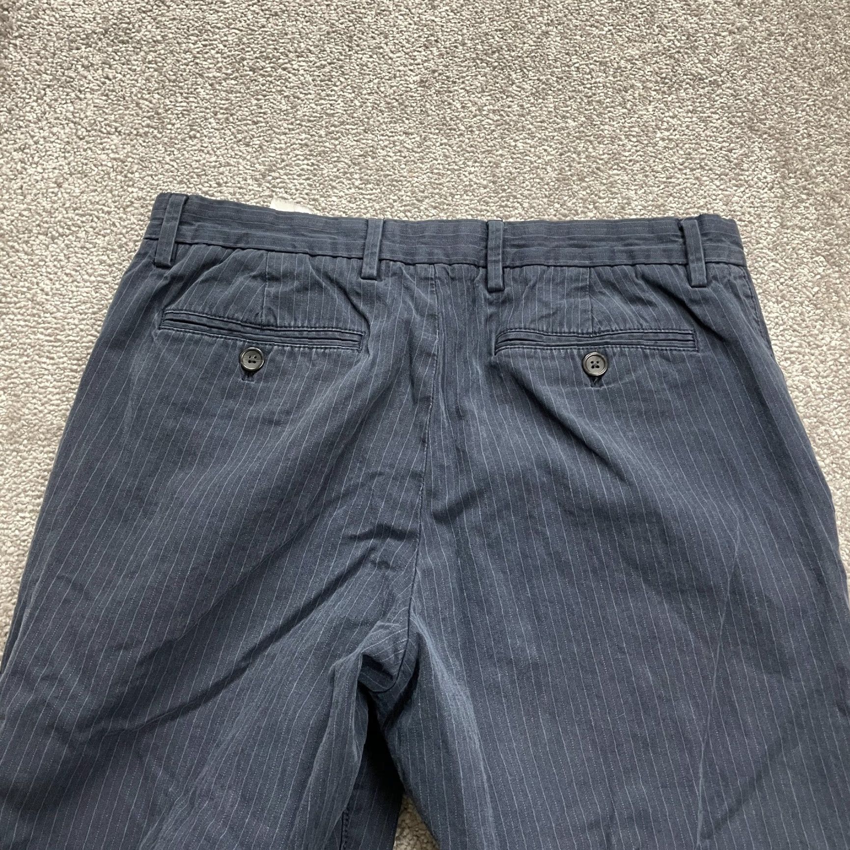 Banana Republic VINTAGE Banana Republic Men’s Chino Pants Casual Cotton Straight Leg 32x29 Navy Blue Size US 32 / EU 48 - 5 Thumbnail