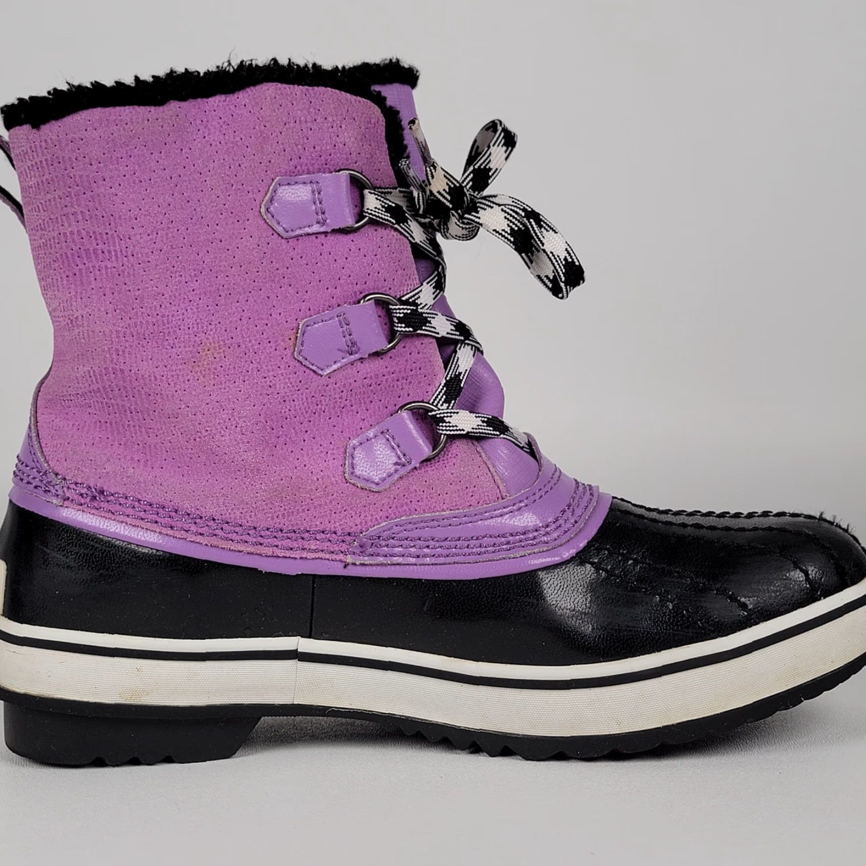 SOREL VINTAGE Sorel Pink Insulated Yoot Pack Boots Women Men's 9 7 EU 40 Winter Water Resistant Lace Up Rubber Upper Leather Snow Boot Adults Girls Boys? Size US 10 / IT 40 - 5 Thumbnail