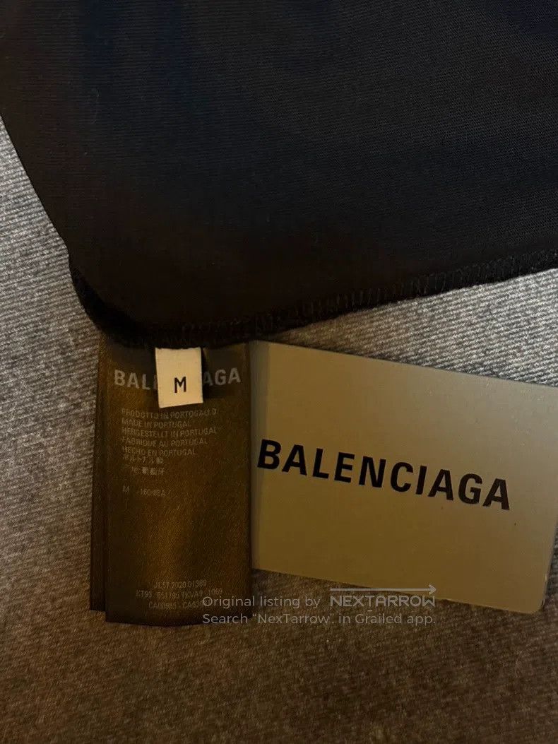 Balenciaga Balenciaga Solid Color Crew Neck Casual Short Sleeve T-Shi Size US M / EU 48-50 / 2 - 4 Thumbnail