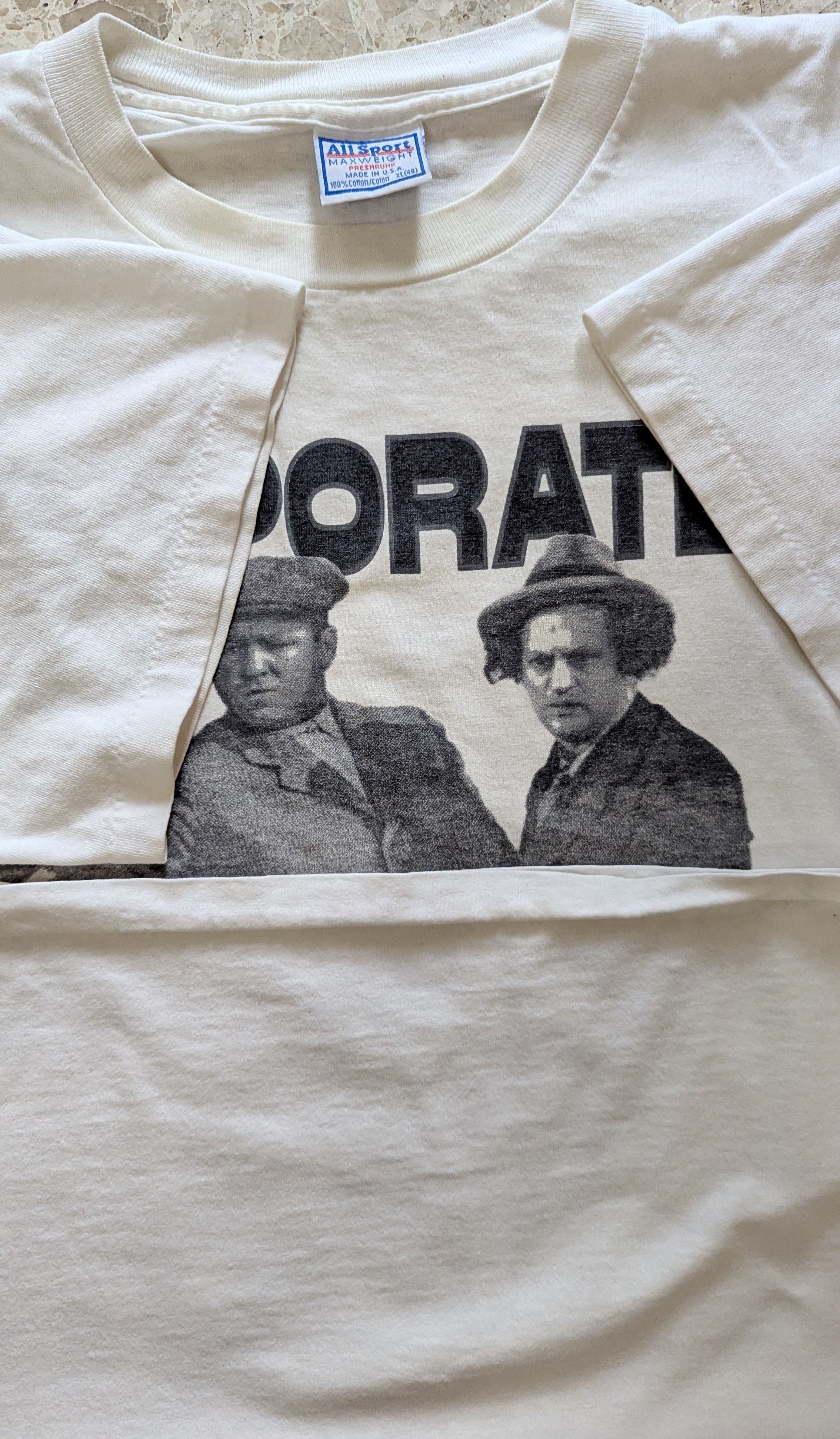 Vintage Vintage 90s The Three Stooges - Corporate Stooges movie Size US XL / EU 56 / 4 - 3 Thumbnail