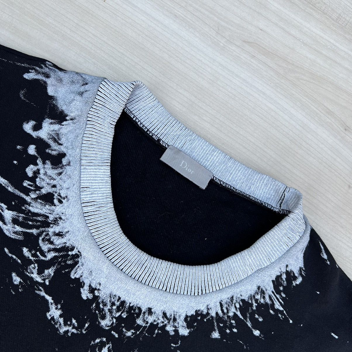 Dior Dior Homme painted crewneck sweatshirt. Size US L / EU 52-54 / 3 - 3 Thumbnail