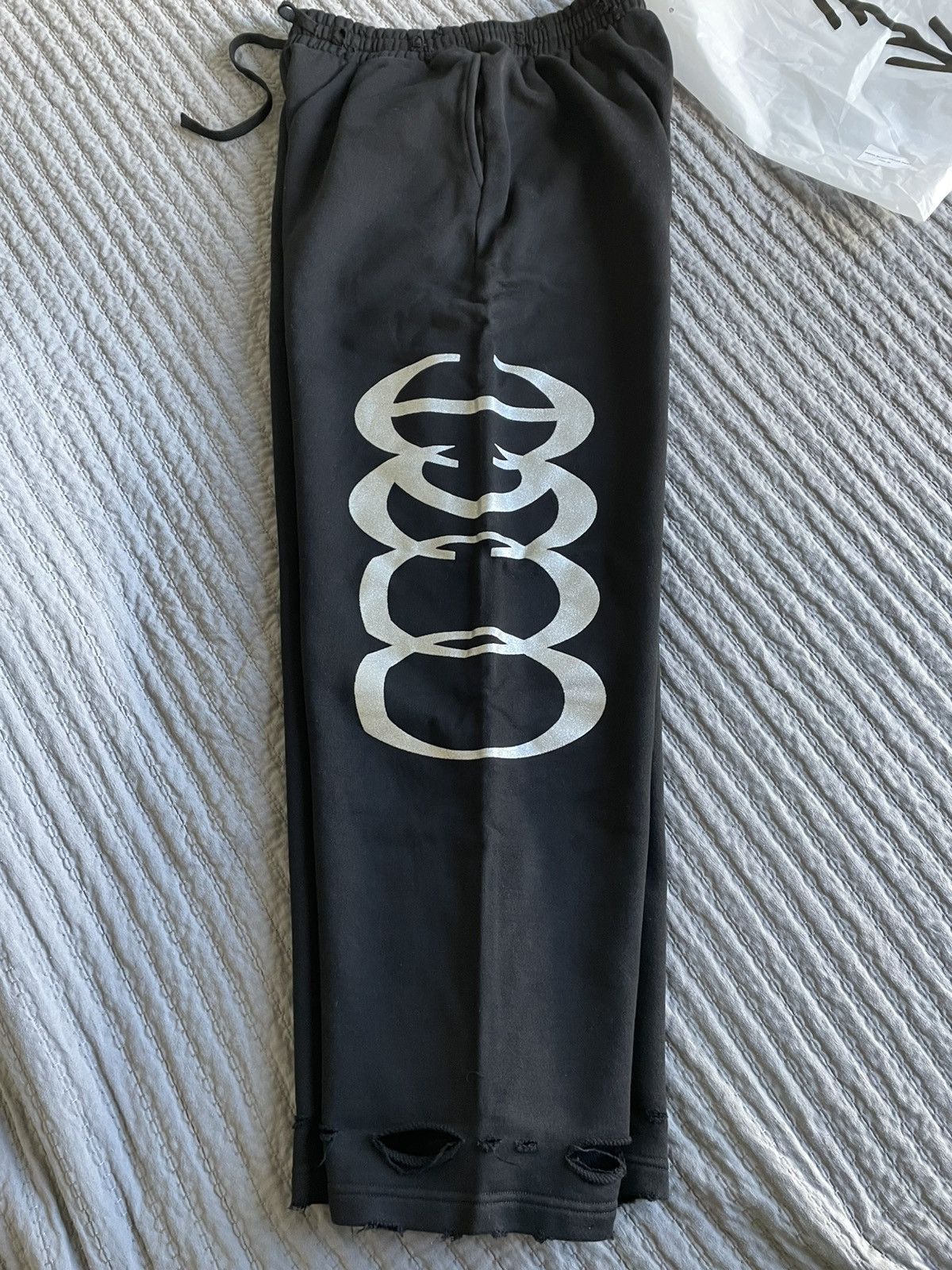 HMDD HMDD Black Radar Sweats Size Medium Size US 35 - 3 Thumbnail