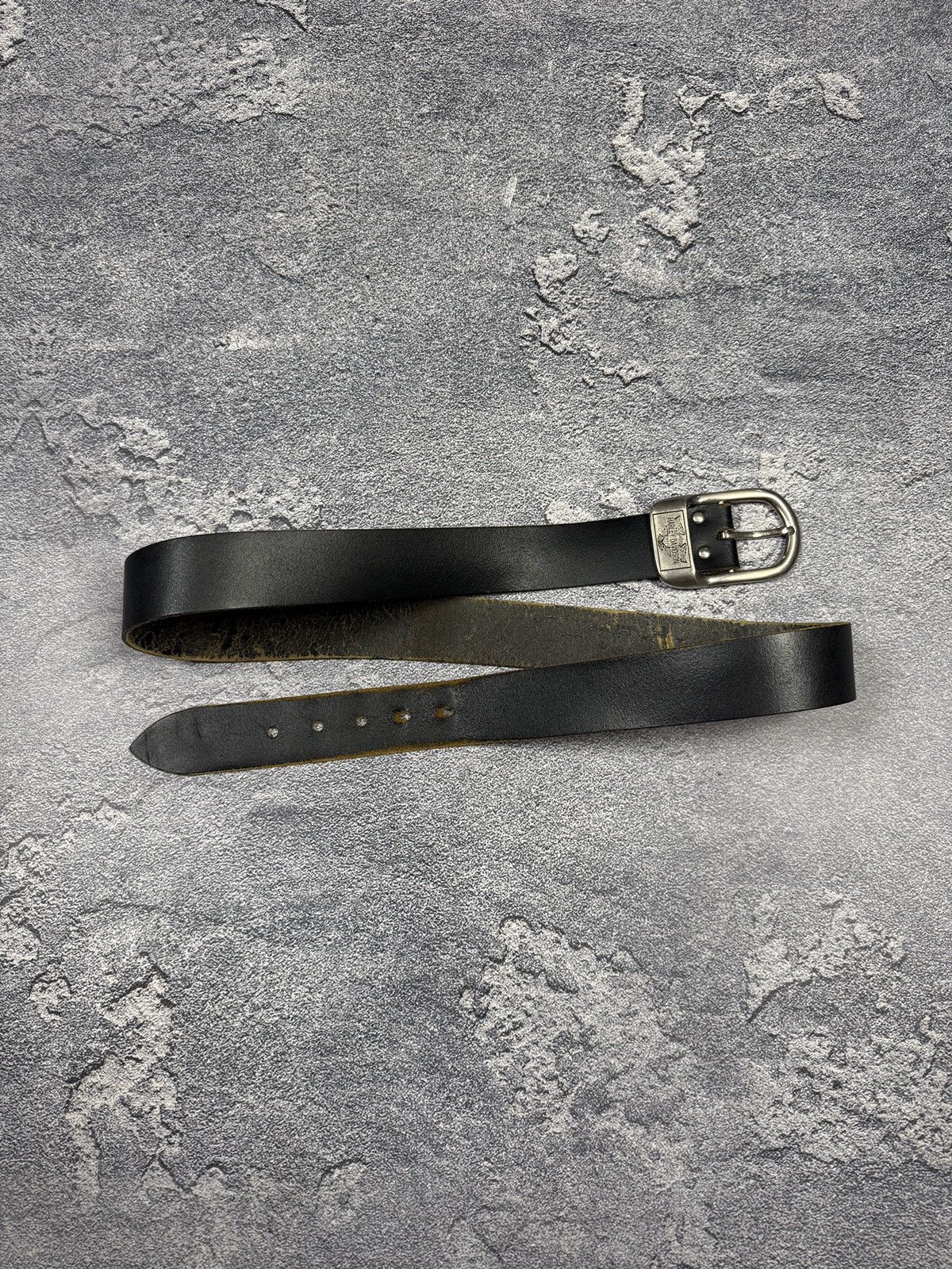 Vintage VINTAGE 00s HARLEY DAVIDSON LEATHER BELT Size ONE SIZE - 2 Thumbnail