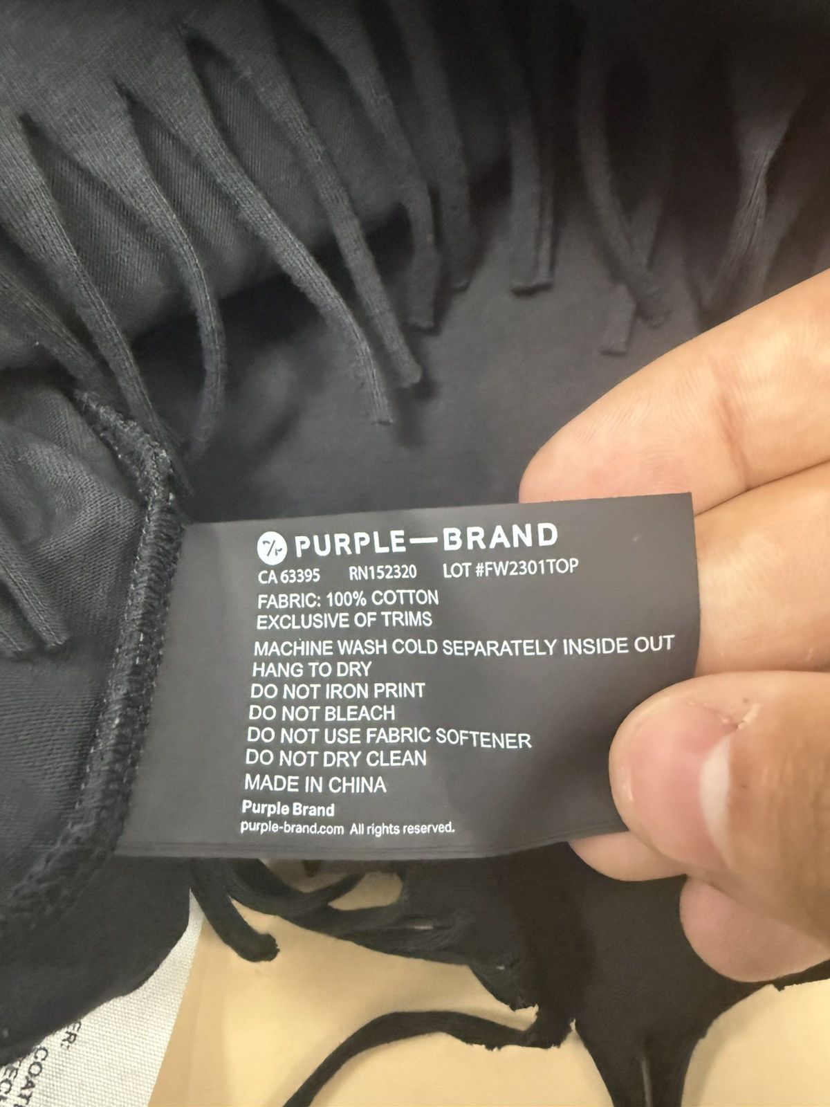 Other Purple Brand SS Tee Black Size S / US 4 / IT 40 - 3 Thumbnail