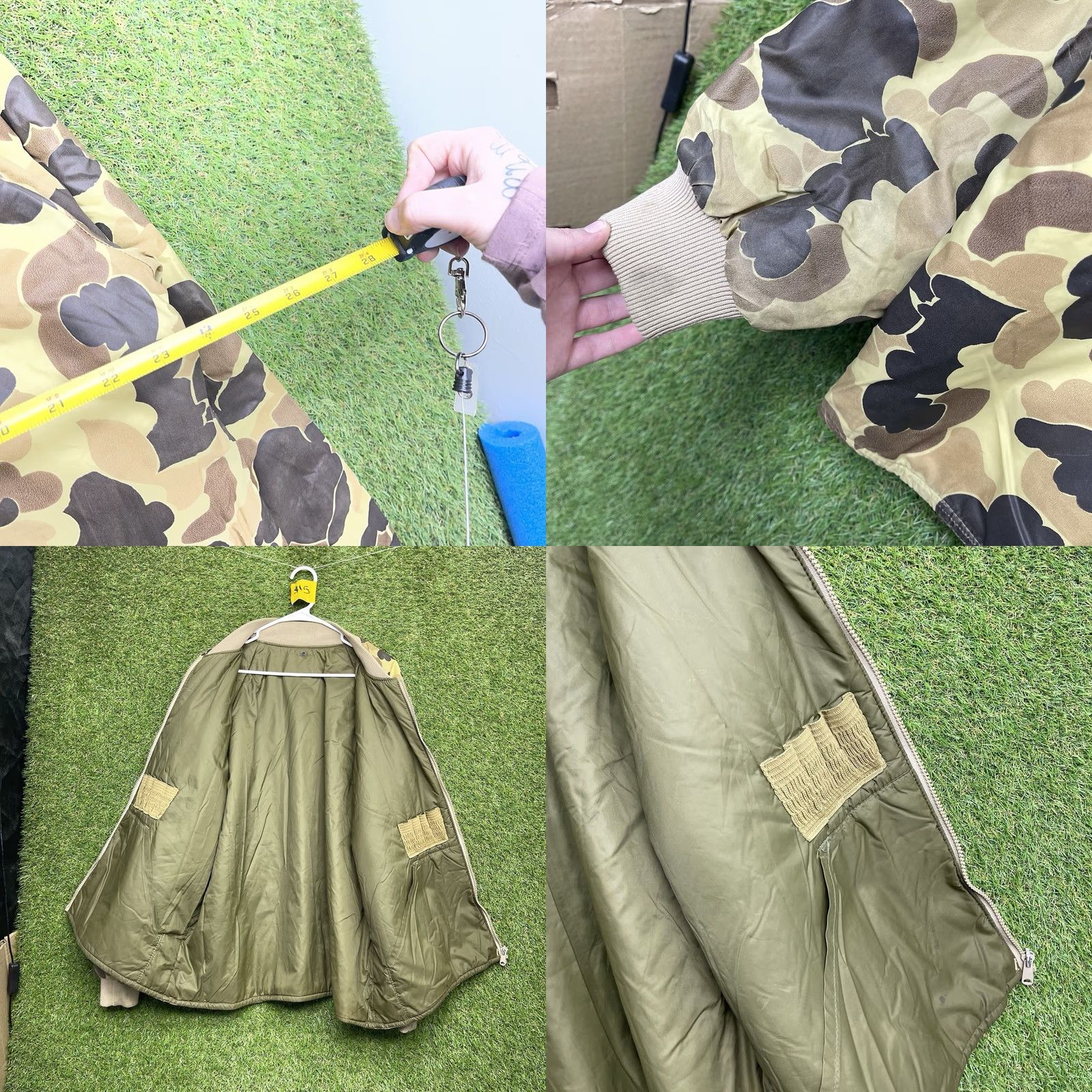 Vintage Columbia Jacket Camouflage Reversible Bomber Jacket Mens XL Brown Camo Nylon Softshell Winter Fall Hunting Size US XL / EU 56 / 4 - 8 Thumbnail