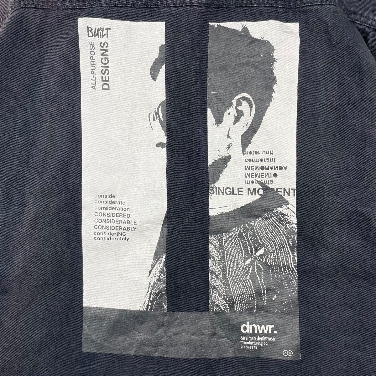 Zara Zara Man Denim Wear Backhit Graphic Button Down Jacket Size US L / EU 52-54 / 3 - 2 Thumbnail
