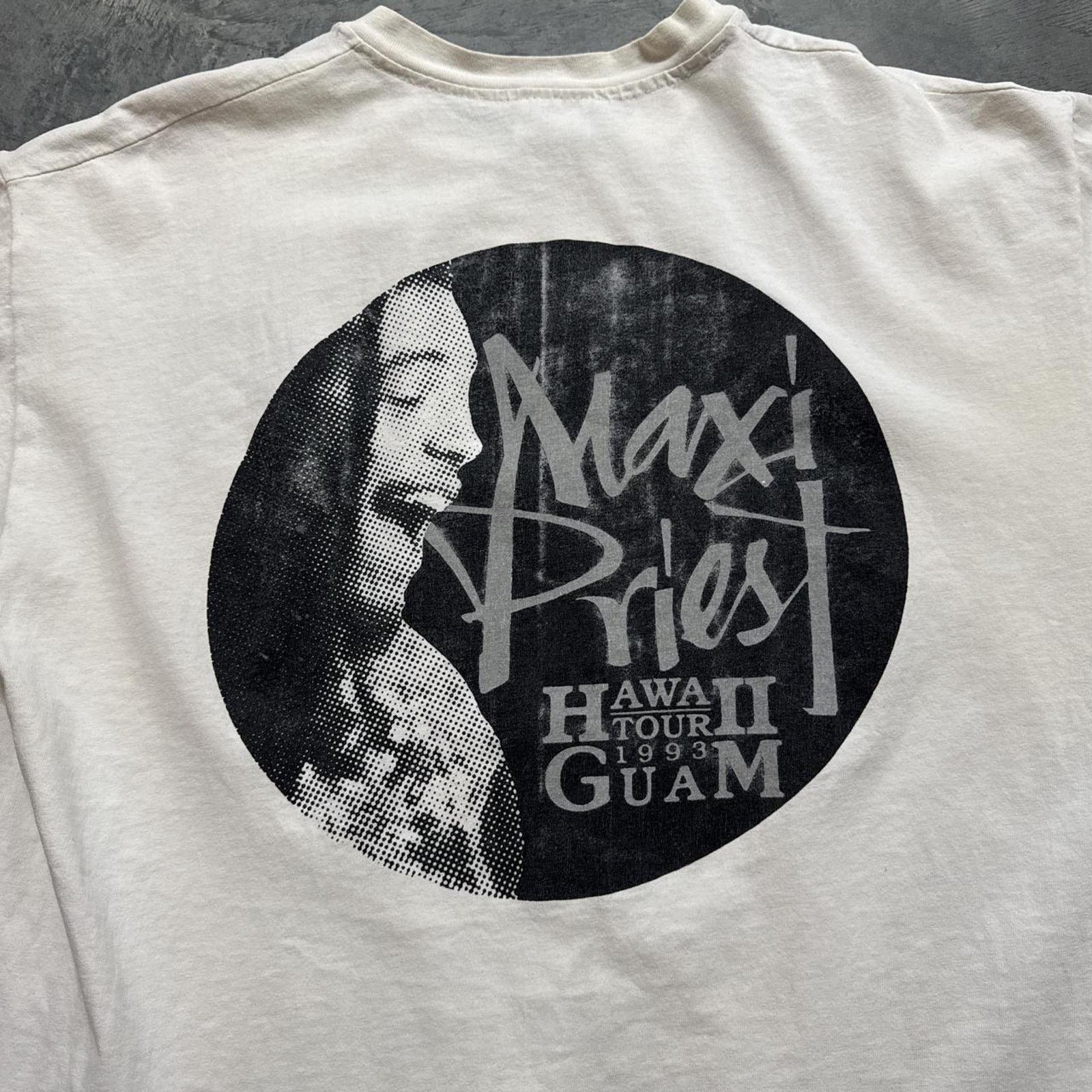 Vintage Maxi Priest Reggae Vintage 90s Hawaii Tour Graphic T-Shirt Size US XL / EU 56 / 4 - 2 Thumbnail