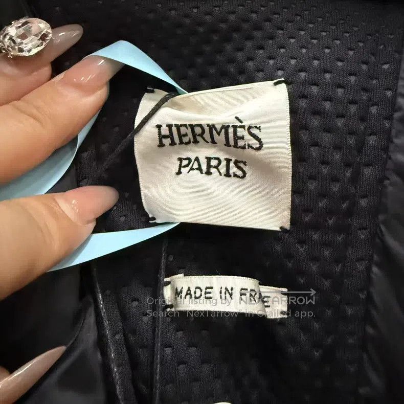 Hermes Hermes Gray and Orange Colorblock Collared Vest Size XS / US 0-2 / IT 36-38 - 3 Thumbnail