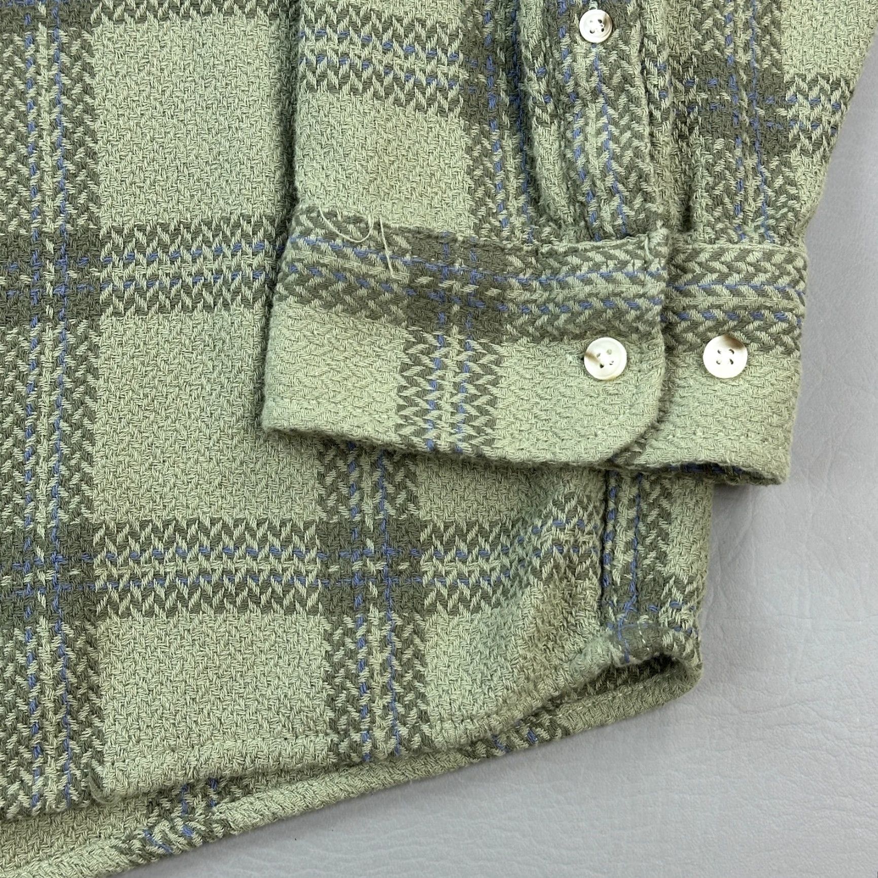 Vintage Alesbury Shirt Mens 3XL Tall Green Plaid Flannel Regular Fit Button Up Classic Shirts Mens 3XL Tall Green Plaid Flannel Button-Up Classic Size US XXL / EU 58 / 5 - 4 Thumbnail