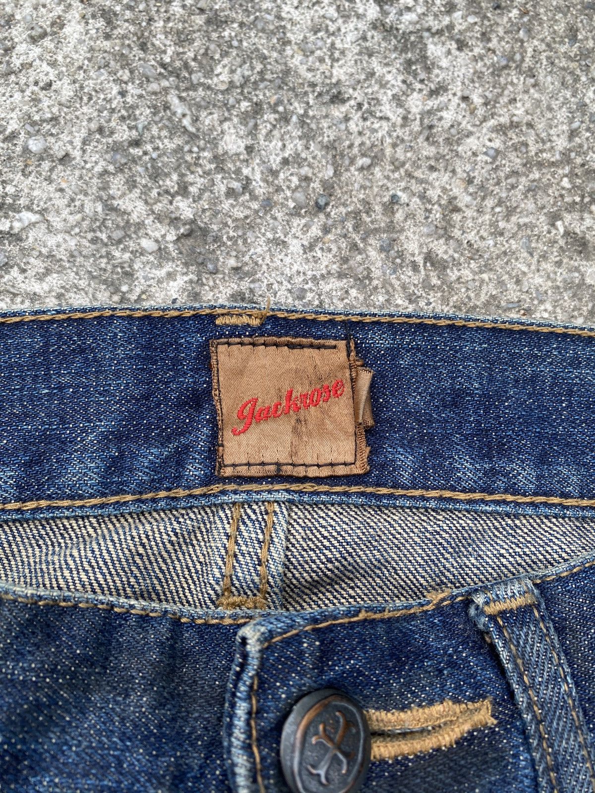 Jack Rose Japan Claws Mark Design Flare Denim