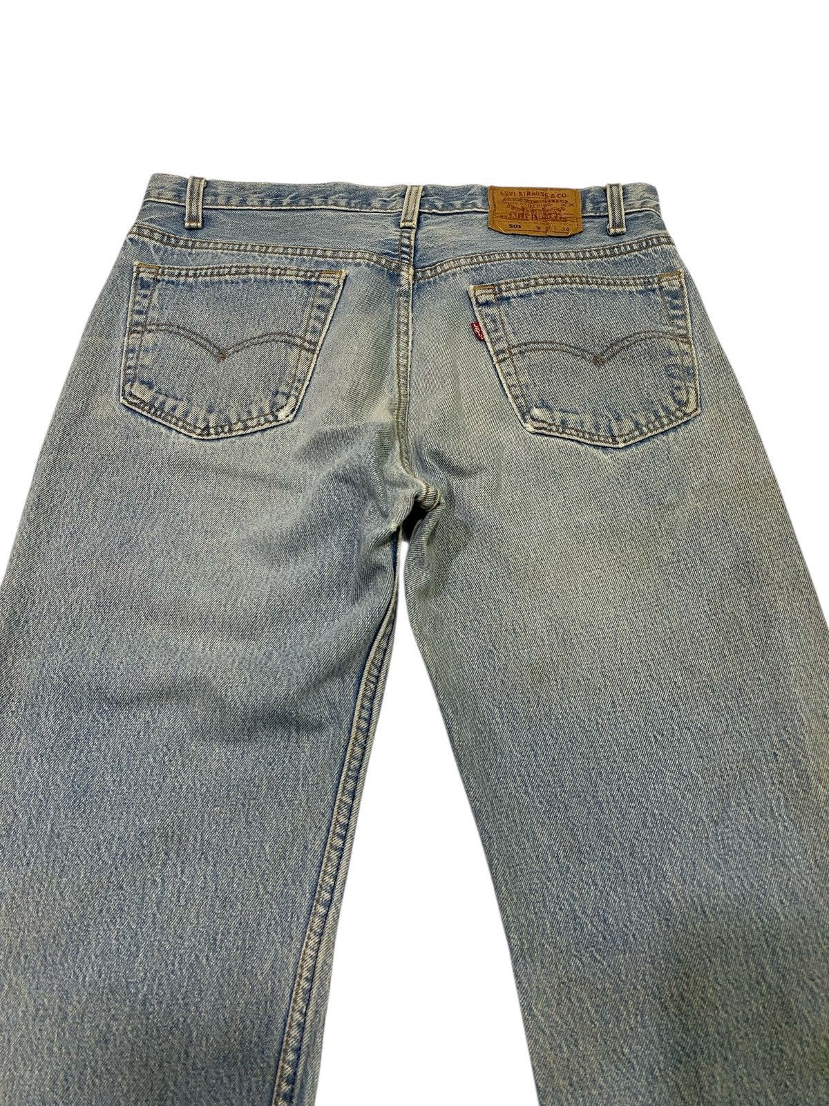Levi's Vintage Levis 501 distressed grunge style jeans Size US 34 / EU 50 - 5 Thumbnail
