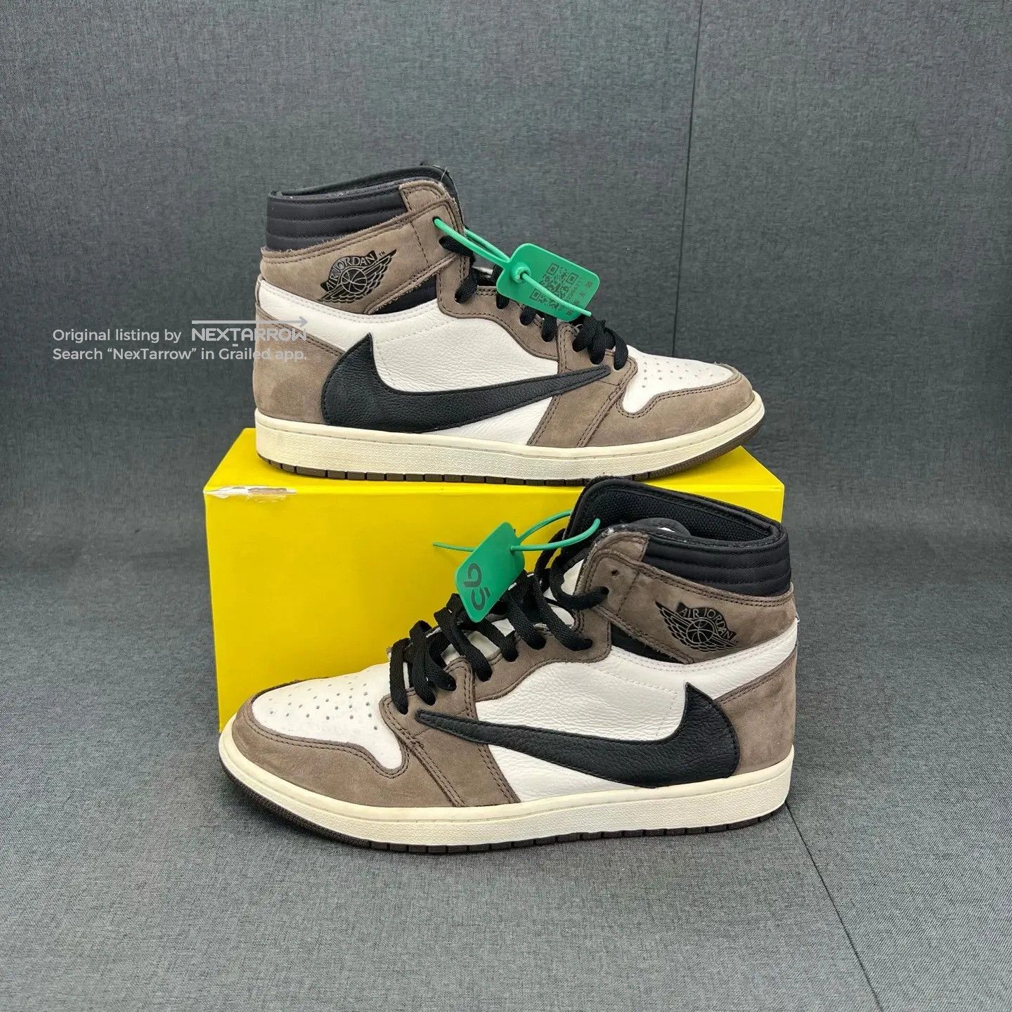 Nike Travis Scott X Aj1 High 'cactus Jack' (45) 99 New, Men's (Size 12) — image 4 of 6