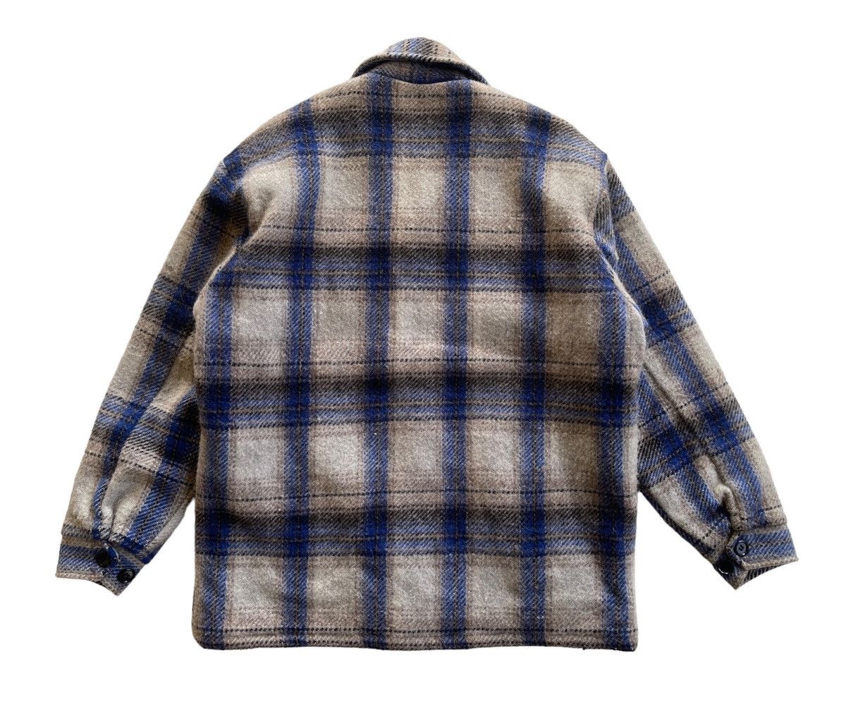 Japanese Brand Vintage 90s Wool Baggy Tartan Jacket Size US M / EU 48-50 / 2 - 6 Thumbnail