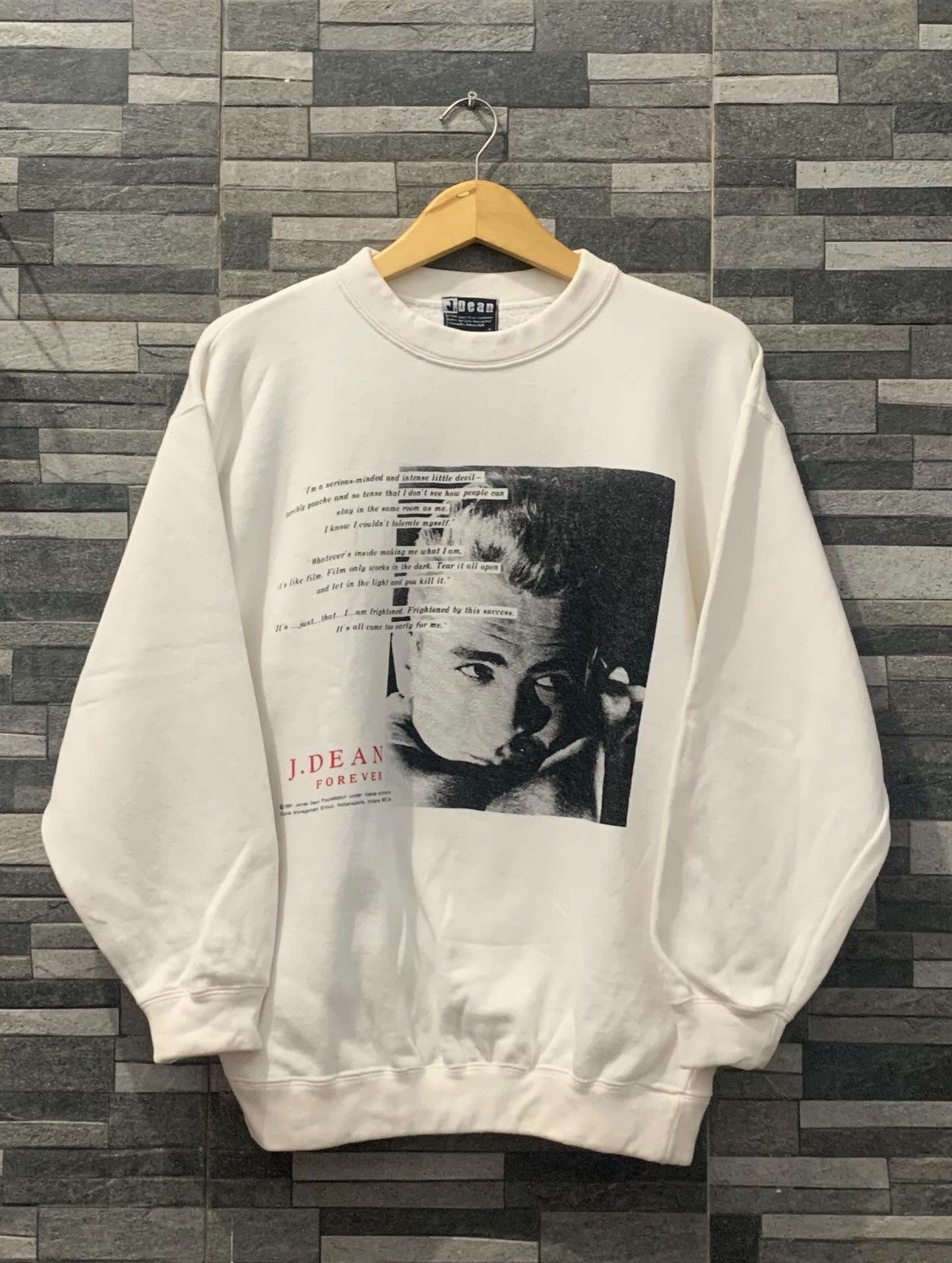 Vintage Vintage 1991 James Dean Crewneck Size US M / EU 48-50 / 2 - 1 Thumbnail