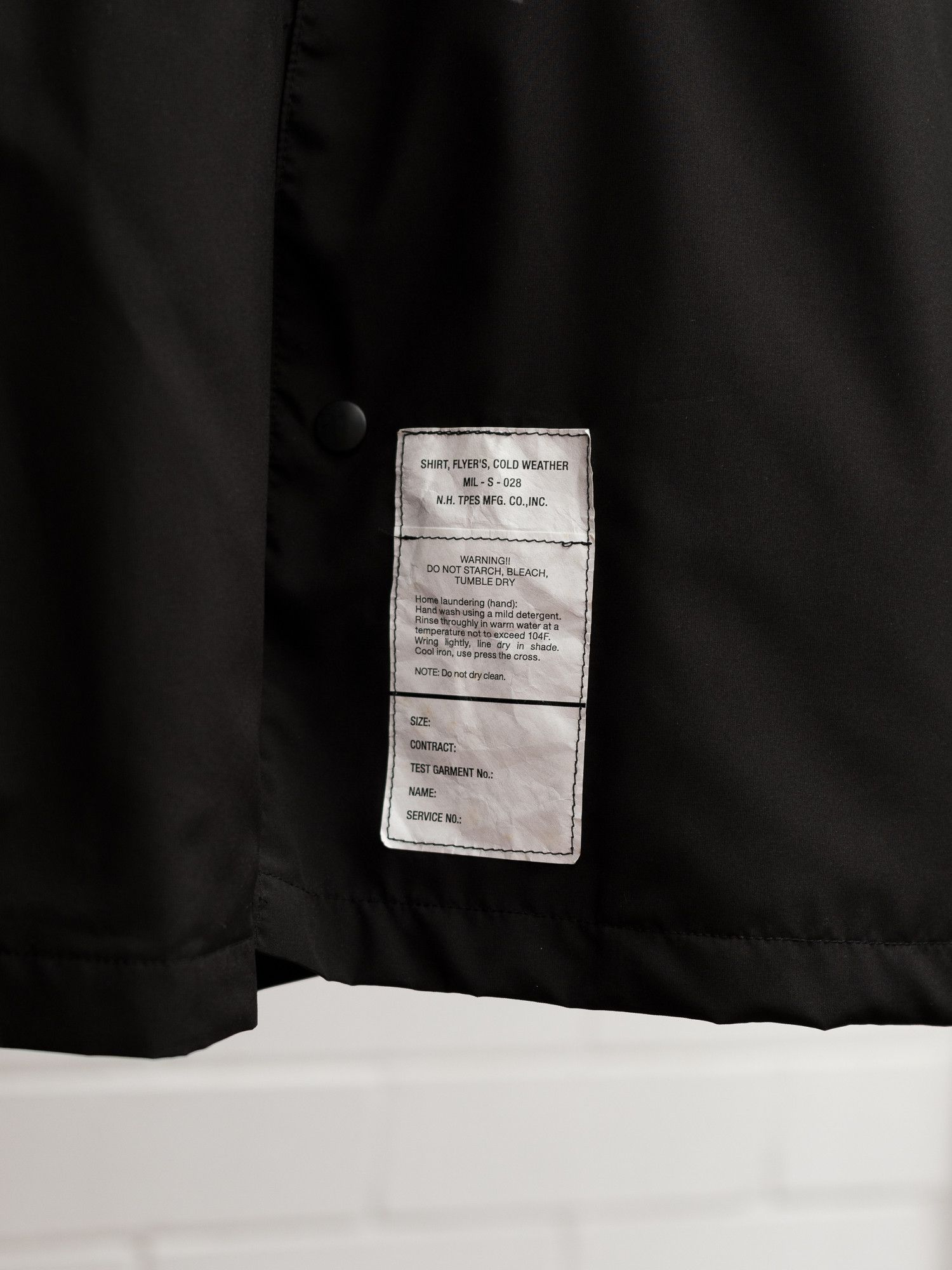 N.Hoolywood N.Hoolywood Nylon Work Shirt Black Size US M / EU 48-50 / 2 - 3 Thumbnail