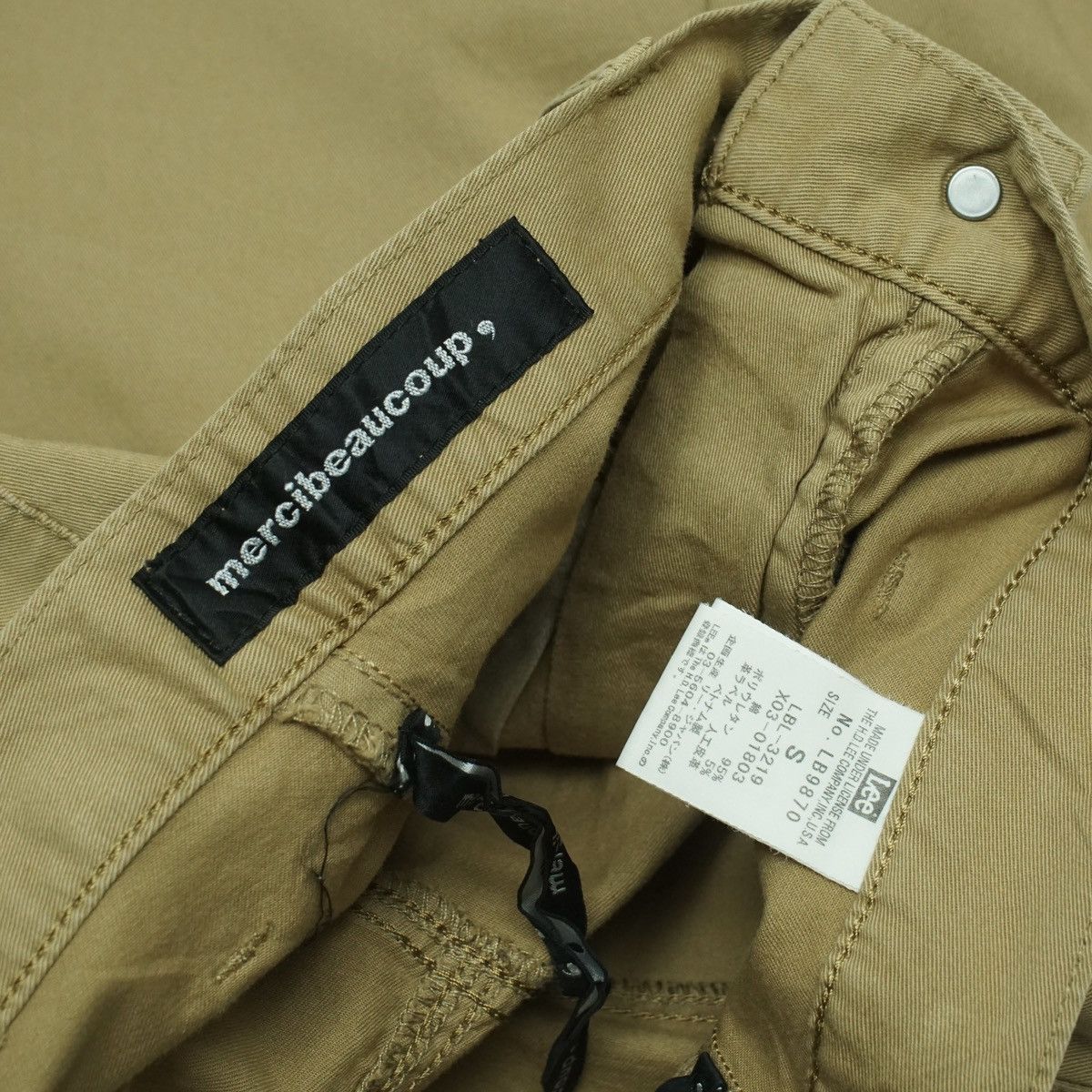 Issey Miyake *NoTariff Mercibeaucoup x Lee Drop Crotch Pants Size 29" - 9 Thumbnail