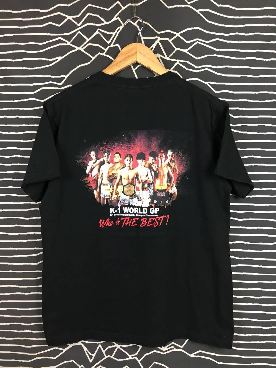UFC K-1 World GP Kickboxing Who is The Best Promo Tee Size US M / EU 48-50 / 2 - 1 Thumbnail