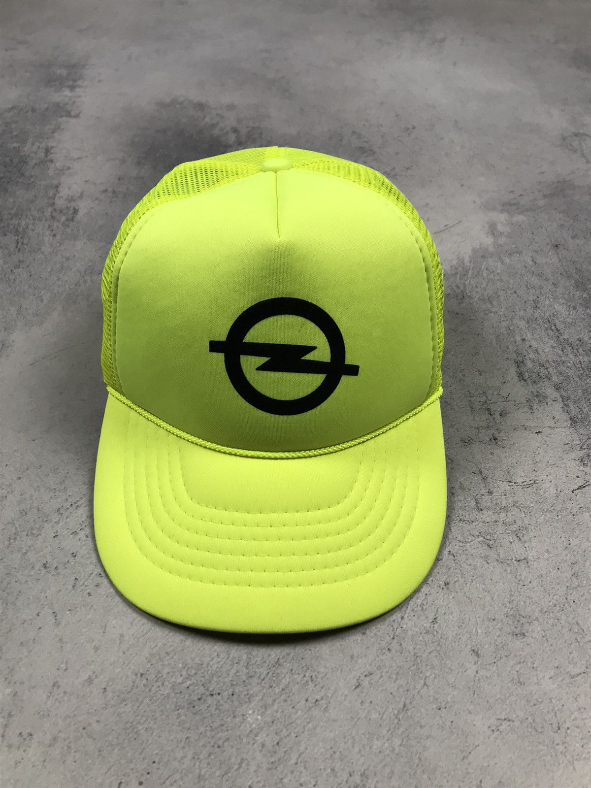 Vintage Vintage 90s Opel Logo Neon Racing Cap Hat Streetwear Size ONE SIZE - 3 Thumbnail
