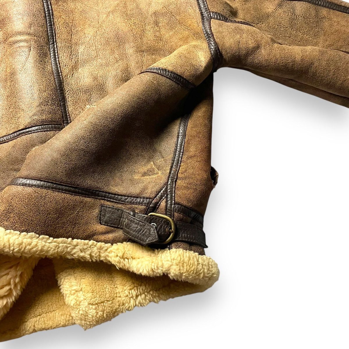 Genuine Leather VINTAGE B3 SHEEPSKIN FLIGHT GLEEMAN MILITARY JACKET Size US M / EU 48-50 / 2 - 12 Thumbnail