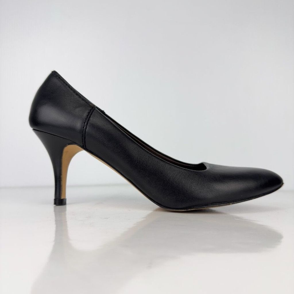 Filippa K FILIPPA K Leather Pointed Toes Black Stilettos Pumps Size 38 Size US 8 / IT 38 - 3 Thumbnail