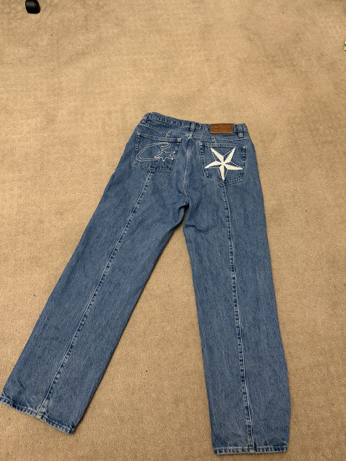 Corteiz Corteiz Blue C-star Denim Size US 32 / EU 48 - 4 Thumbnail