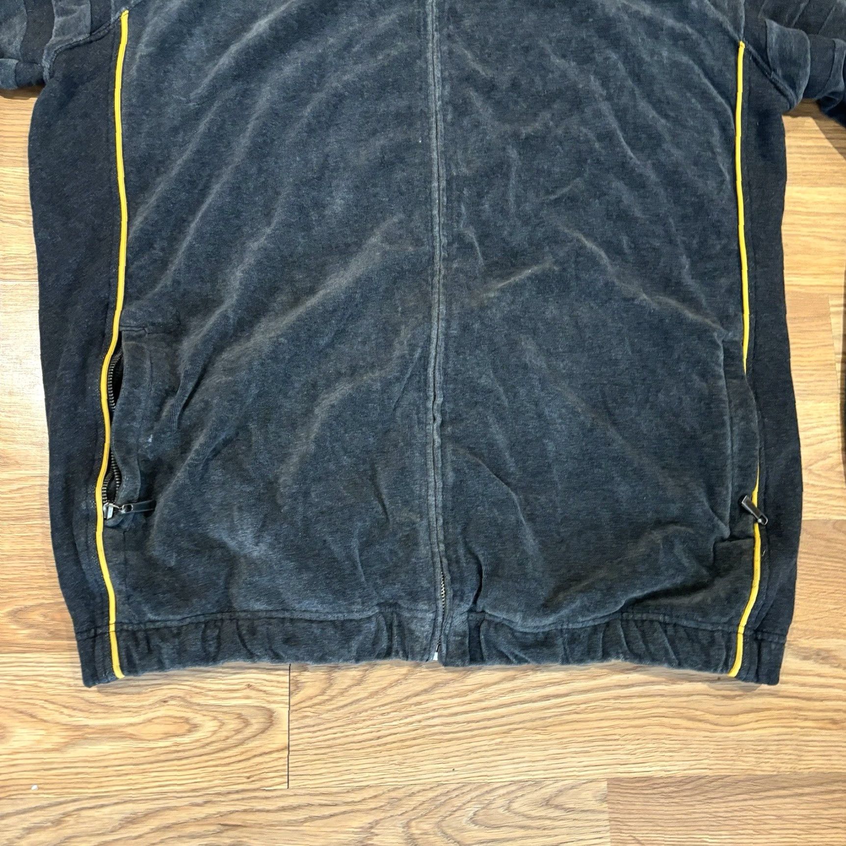 Ecko Unltd. VINTAGE Ecko Unltd Knit Jacket Gray Velour Track Full Zip Men’s XL Jacket Size US XL / EU 56 / 4 - 3 Thumbnail