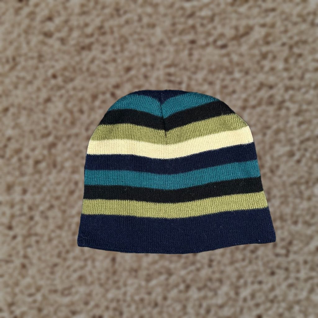 Burton  Vintage Burton Snowboard Stripe Knit Beanie Snow Hat Snow Cap  -D269 | Grailed