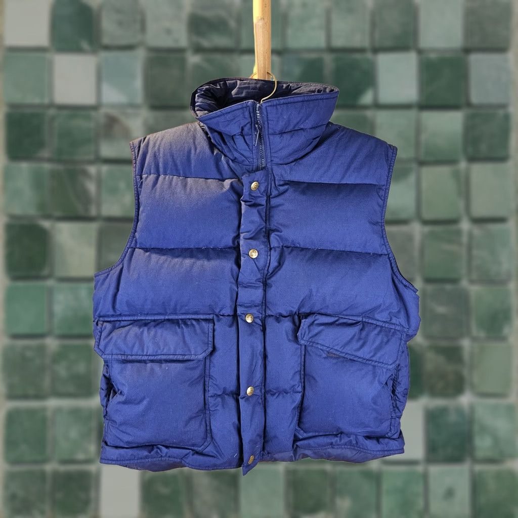 Vintage VINTAGE EMS BLUE DOWN VEST M MEDIUM Men Vest Body Insulation Down Puffer Jacket 90s Size M Blue Size US M / EU 48-50 / 2 - 1 Thumbnail