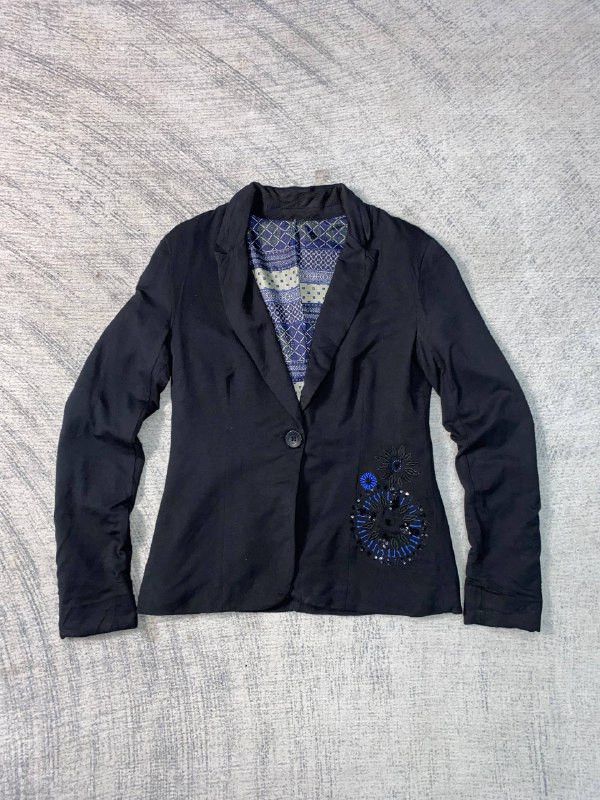 Desigual Desigual Casual Jacket Blazer Size XS / US 0-2 / IT 36-38 - 1 Thumbnail