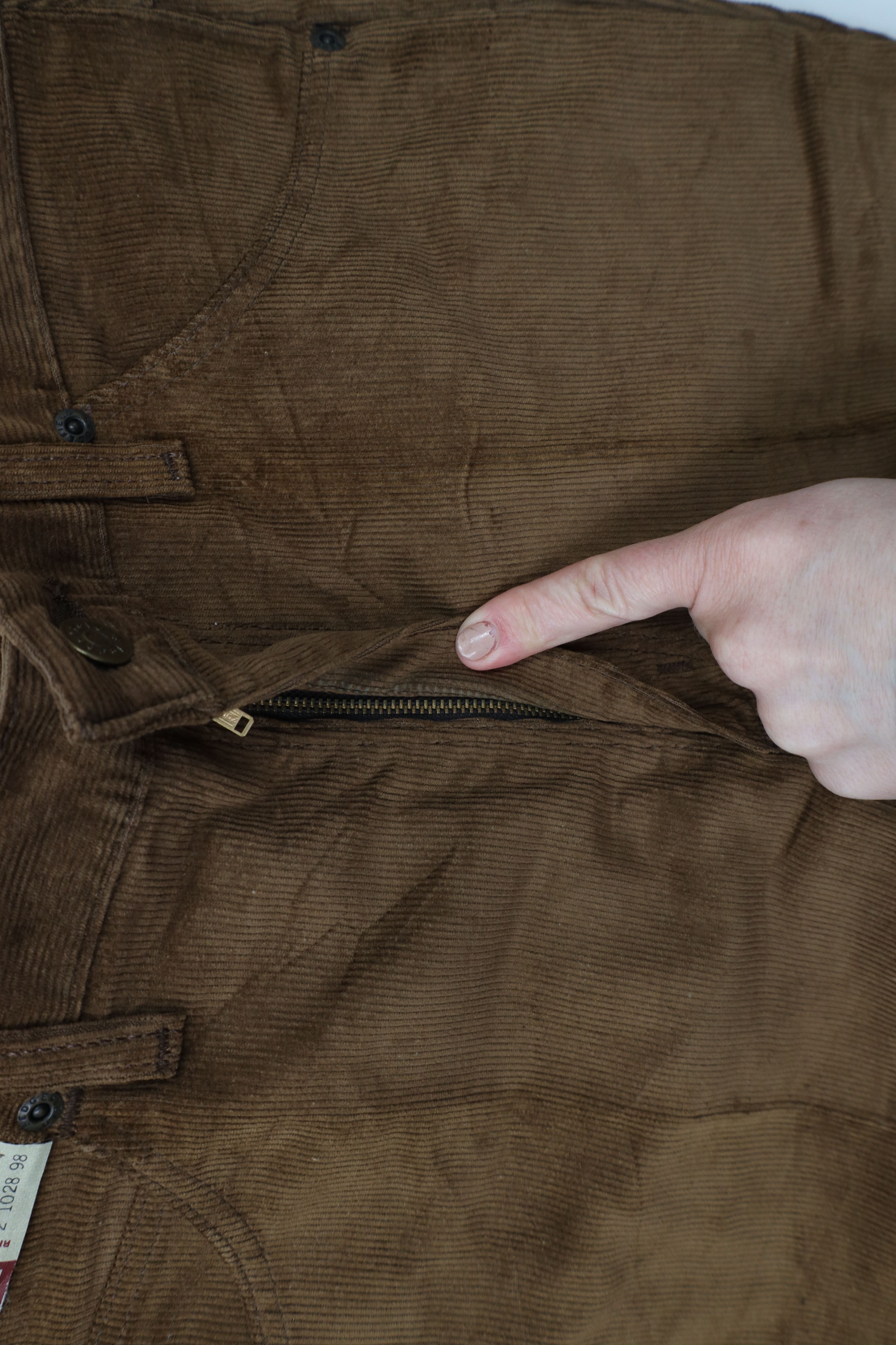 Vintage Deadstock Vintage 70s Streetwear Wide Leg Corduroy Pants USA Size US 30 / EU 46 - 7 Thumbnail