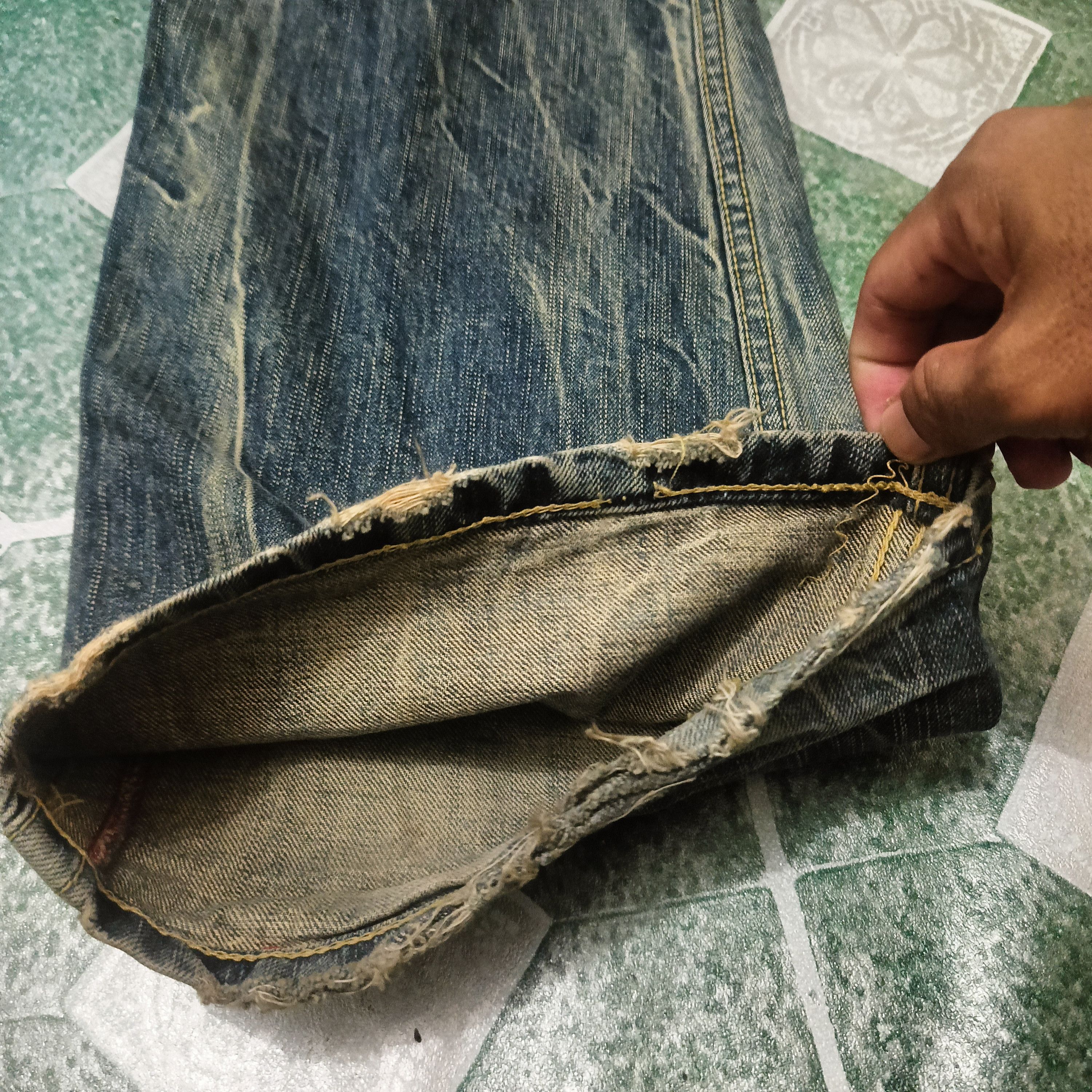 Tornado Mart Crazy blue way jeans flared jeans denim bootcut Size US 32 / EU 48 - 11 Thumbnail