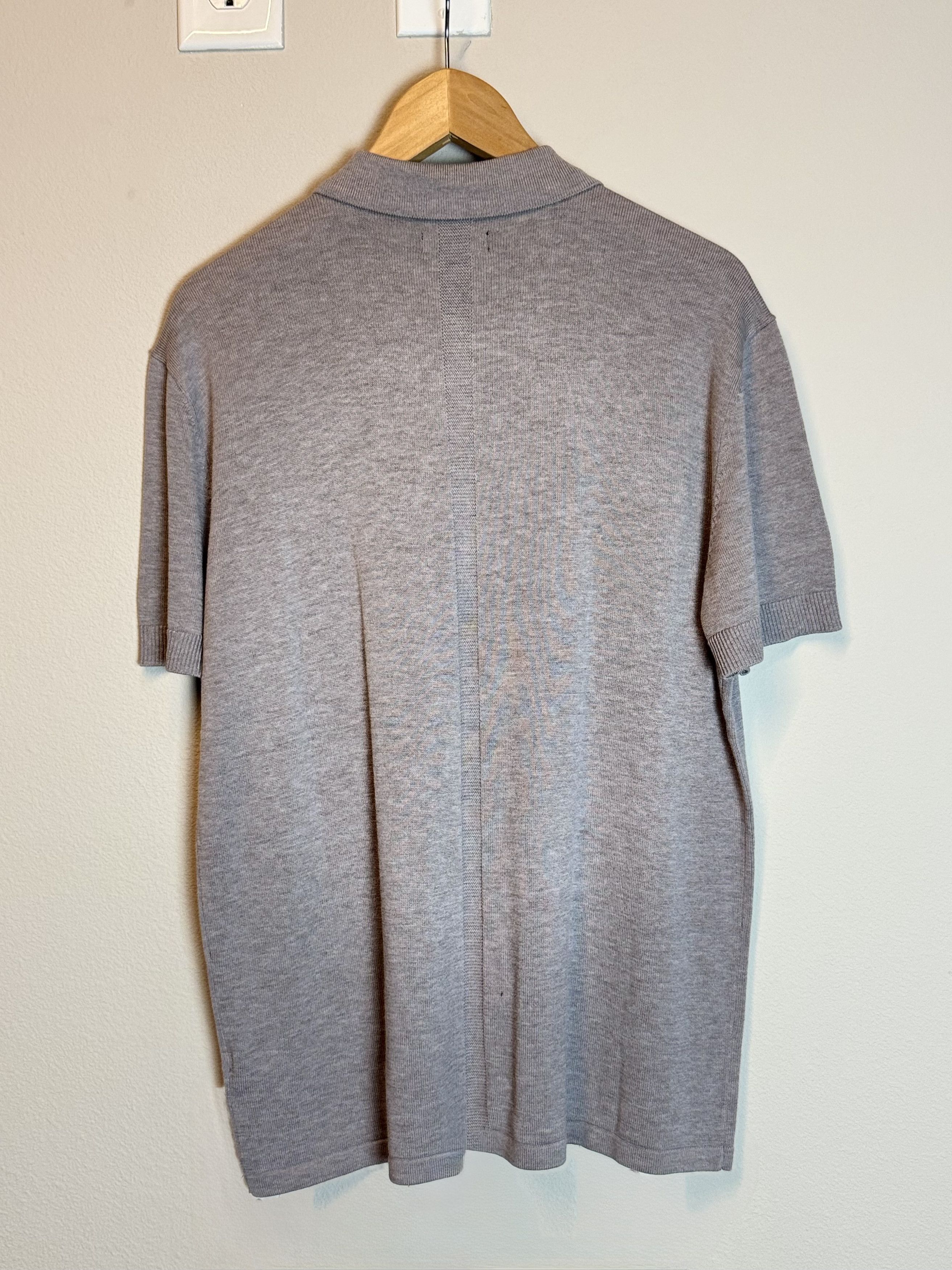 Paige Button Down Polo - Ribbed Detail