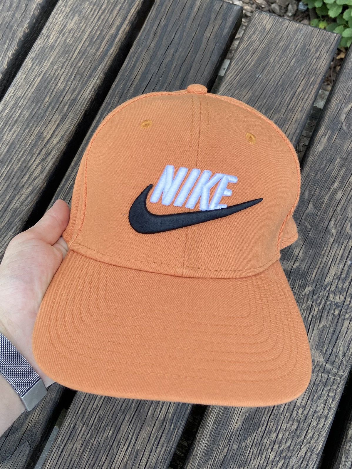 Nike × Vintage 💥Nike orange streetwear cap‼️ Size ONE SIZE - 2 Thumbnail