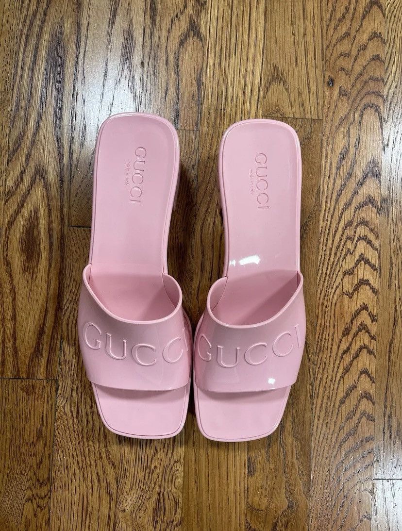 Gucci Gucci Patent Leather Sandals Heels Light Pink Women’s 39 Size US 9 / IT 39 - 11 Thumbnail