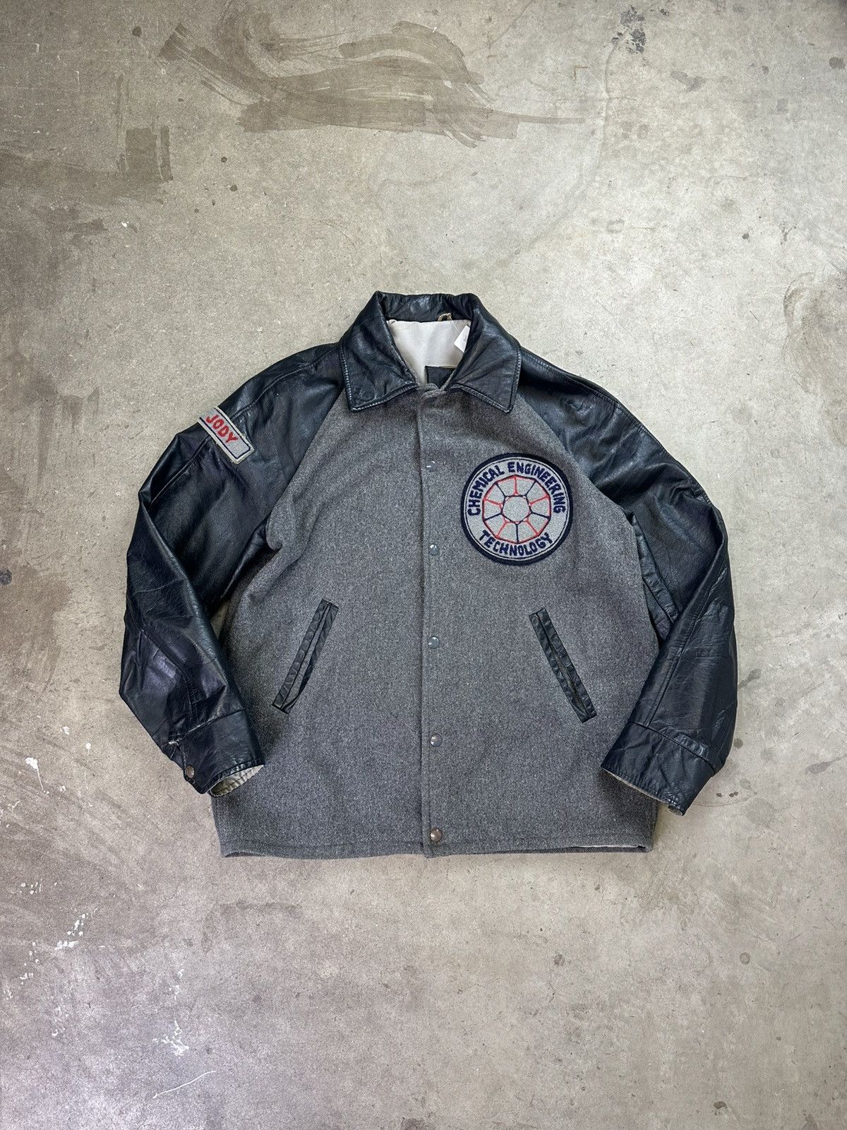 Vintage vintage 80s UCCB chemical engineering varsity jacket large Size US L / EU 52-54 / 3 - 1 Thumbnail