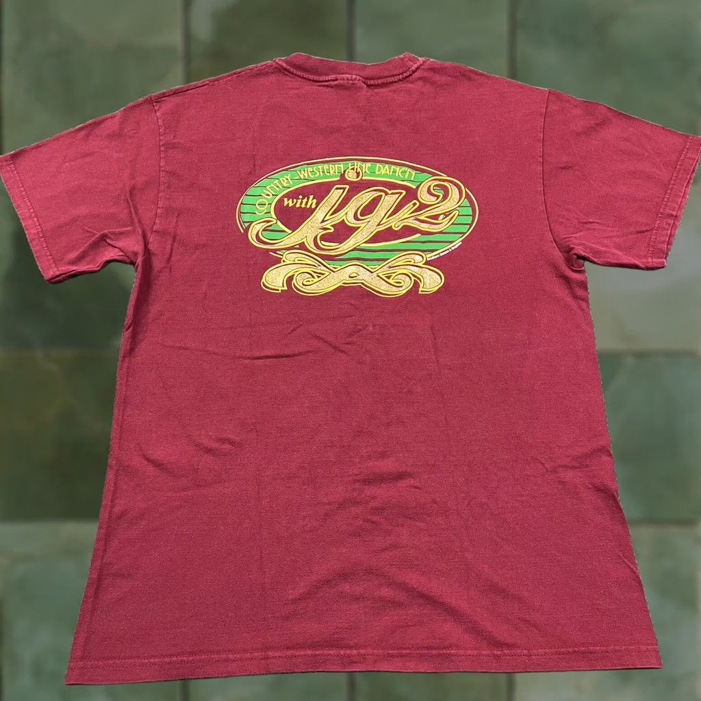 Hanes VINTAGE? No. (Skip) Adult Large Short Sleeve Graphic T Shirt Country Western Line Dancing JG2 Hanes Men's Cotton Red US-Size L Crew Neck Size US L / EU 52-54 / 3 - 1 Thumbnail